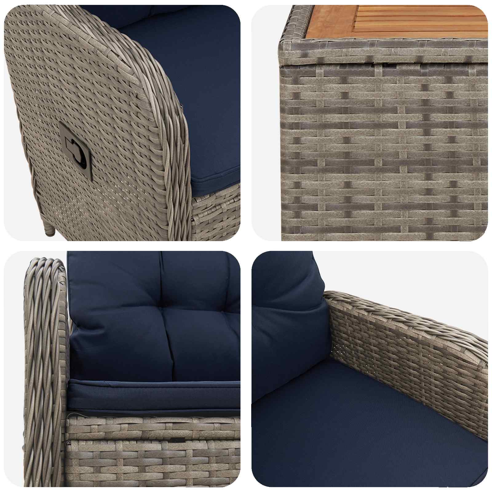 Garten-Lounge-Set 2 stk.