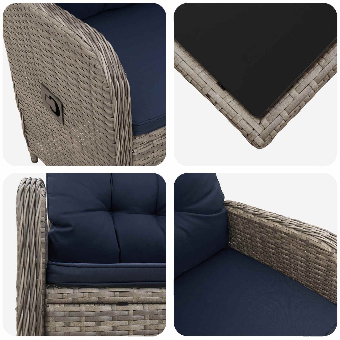 Garten-Lounge-Set 2 stk.