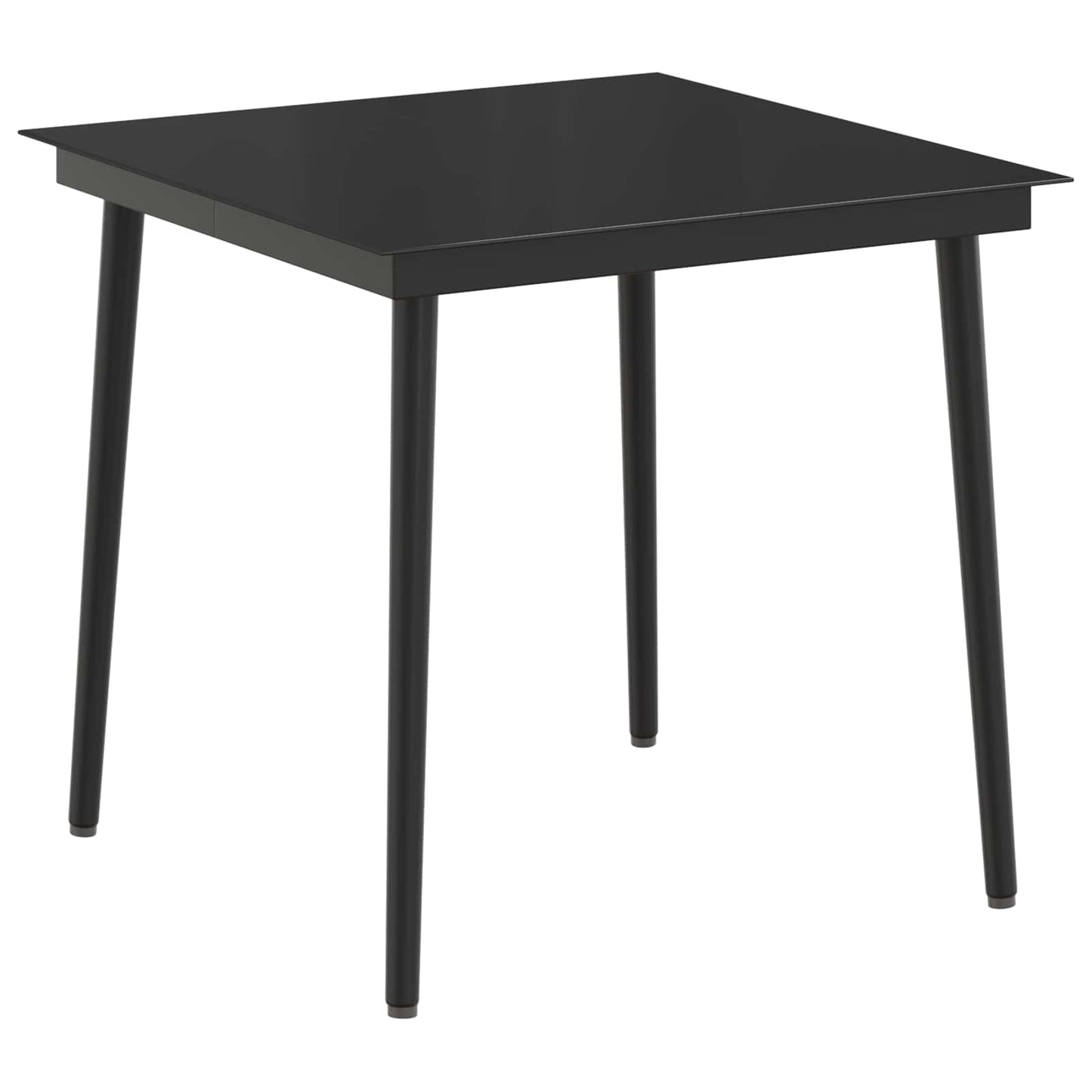 Sofa-Tischset 3 stk. Schwarz