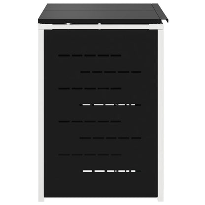 Rollbehälterlagerung for 2 Bins 240L Edelstahl Schwarz