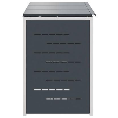 Rollbehälterlagerung for 3 Bins 240L Edelstahl Anthrazit