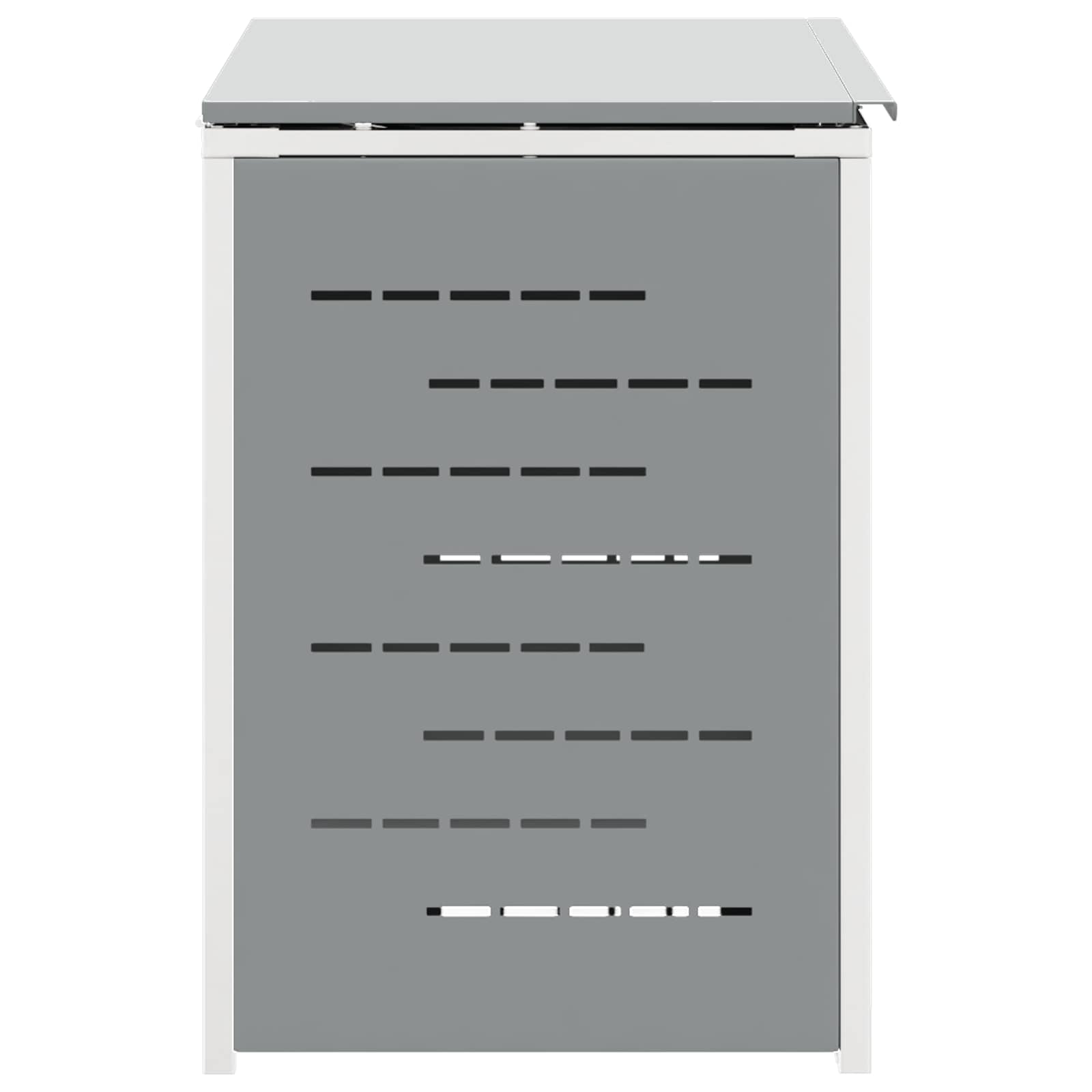 Rollbehälterlagerung for 2 Bins 240L Edelstahl Grau