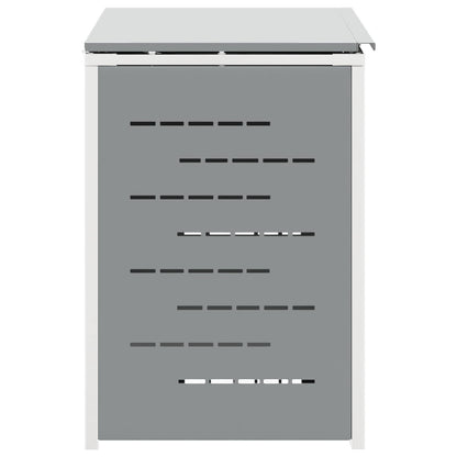 Rollbehälterlagerung for 2 Bins 240L Edelstahl Grau