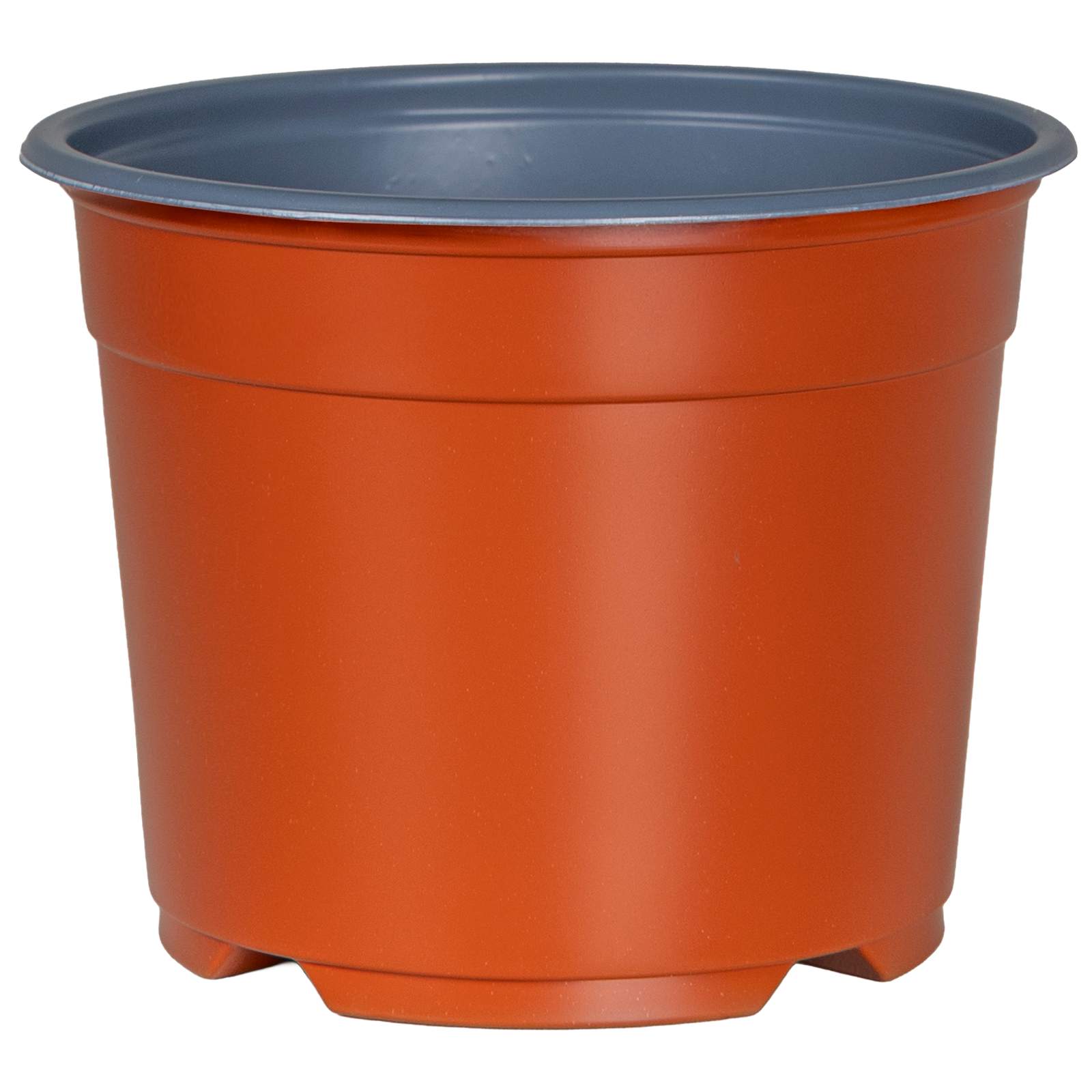 Runder Blumentopf 100 Stk. Terrakotta Ø 10 x 8 cm Kunststoff