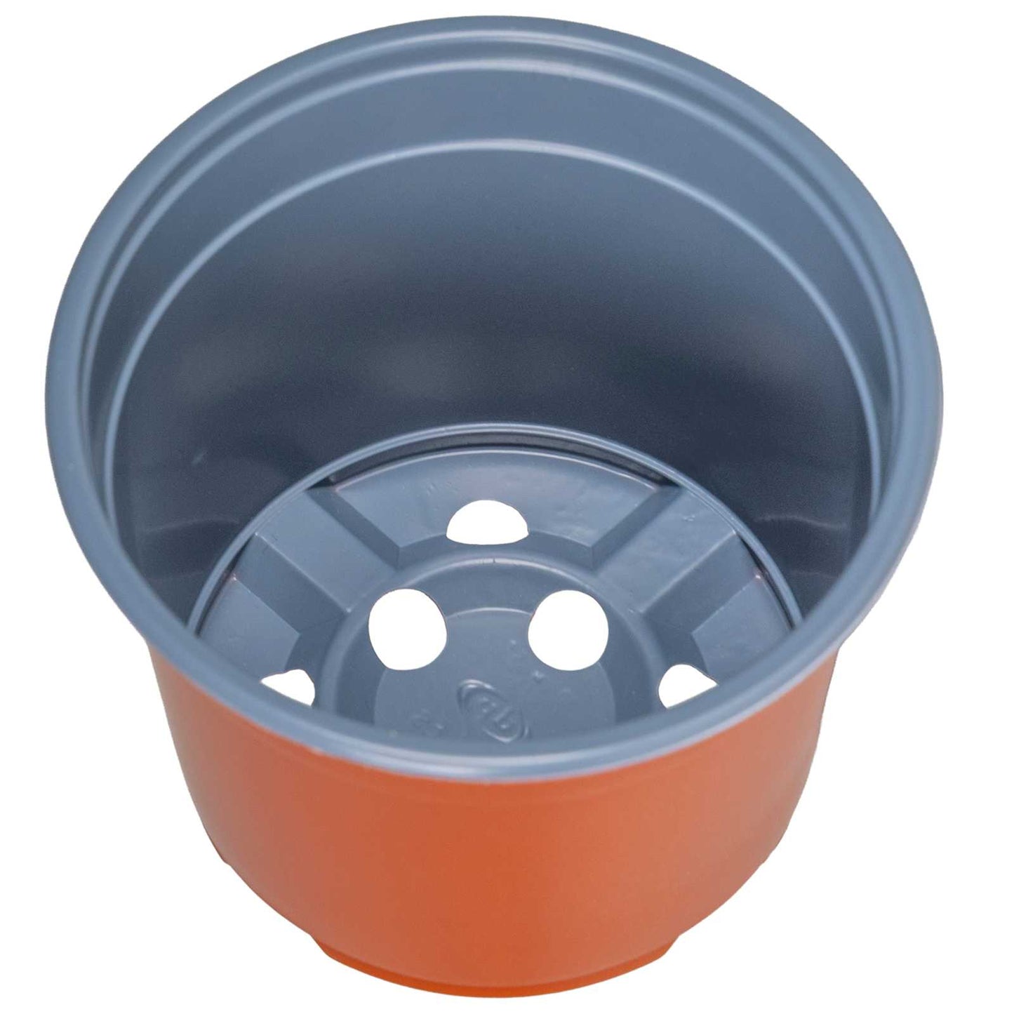 Runder Blumentopf 100 Stk. Terrakotta Ø 10 x 8 cm Kunststoff