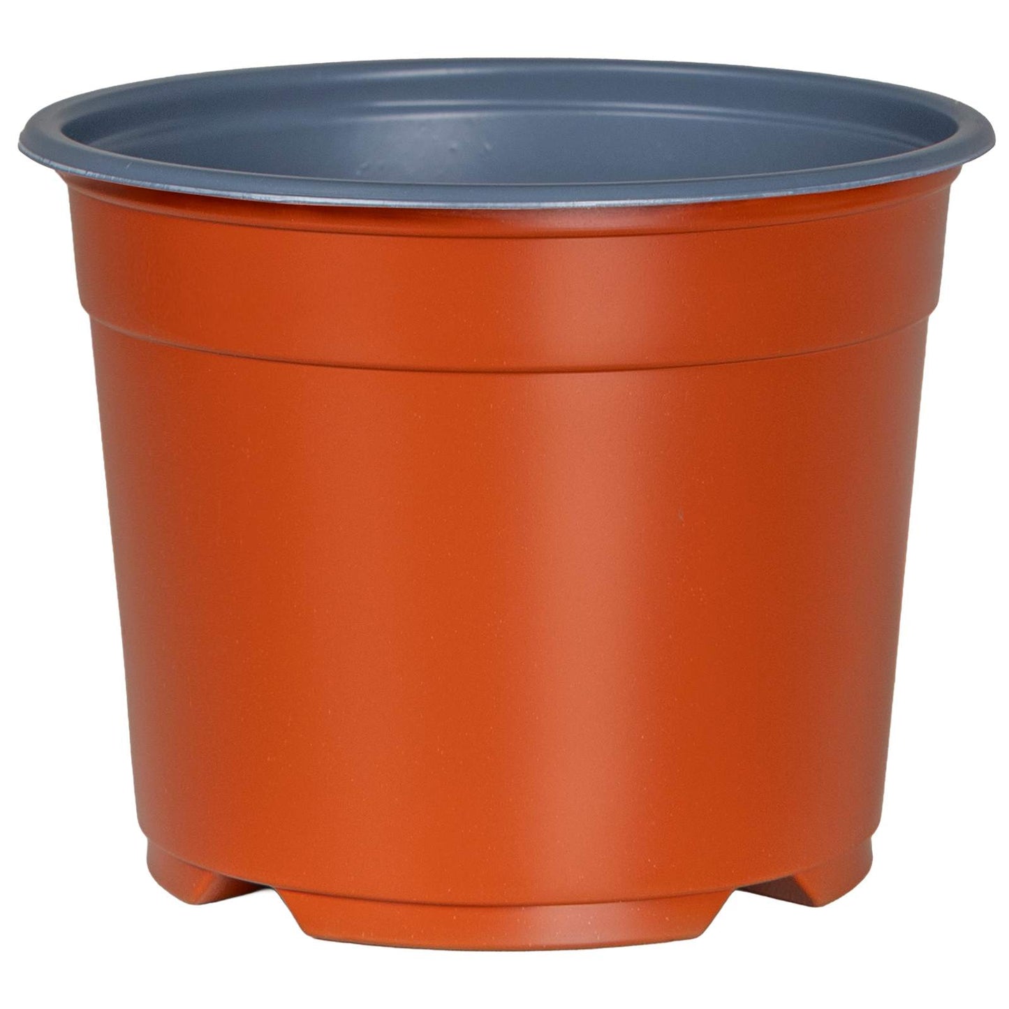 Runder Blumentopf 200 Stk. Terrakotta Ø 10 x 8 cm Kunststoff