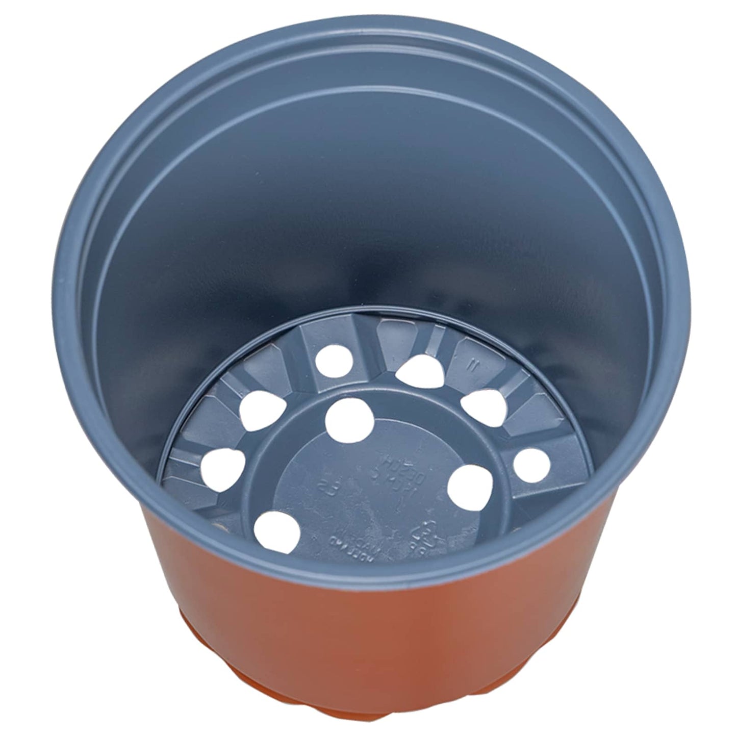 Runder Blumentopf 50 Stk. Terrakotta Ø 15 x 13 cm Kunststoff
