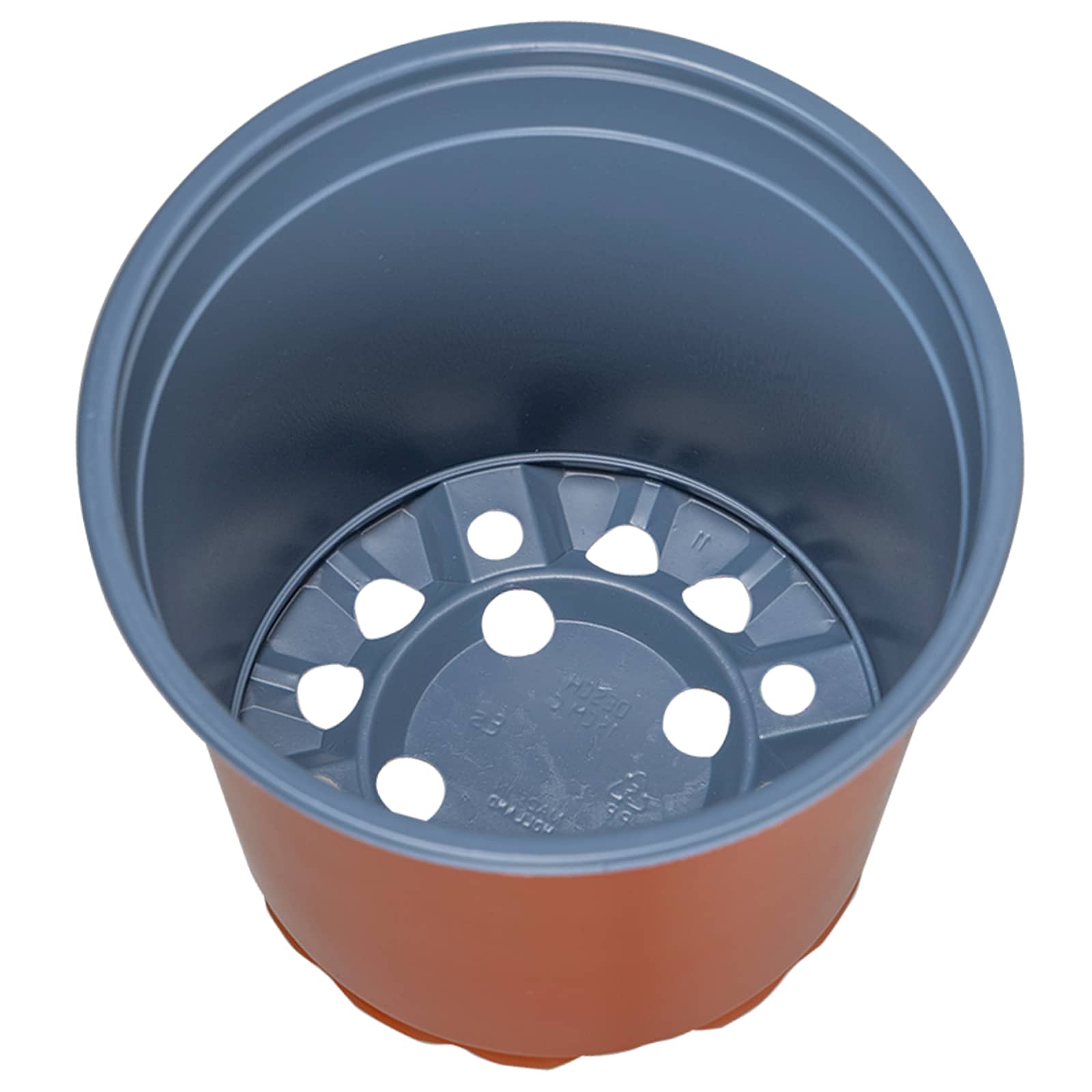 Runder Blumentopf 200 Stk. Terrakotta Ø 15 x 13 cm Kunststoff