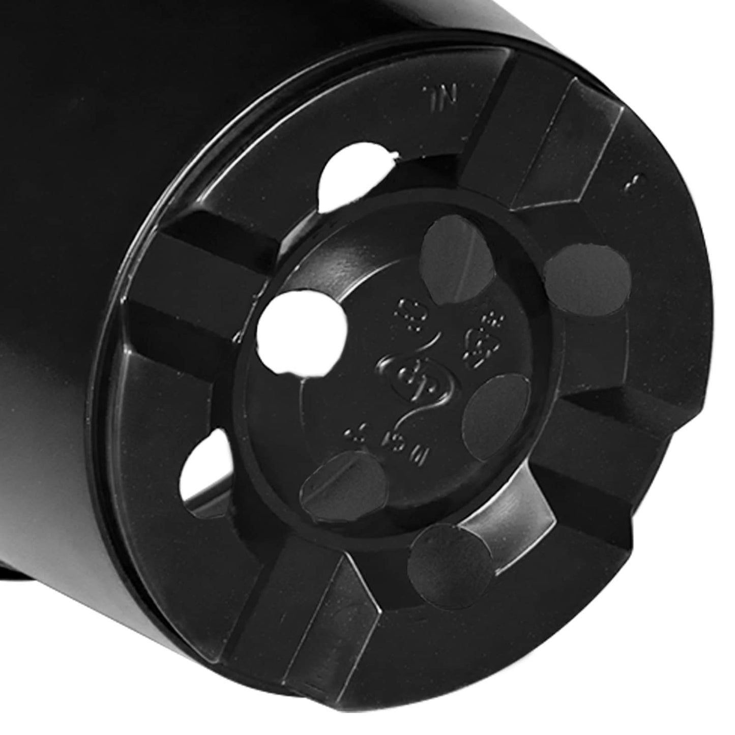 Runder Blumentopf 100 Stk. Schwarz Ø 10 x 8 cm Kunststoff