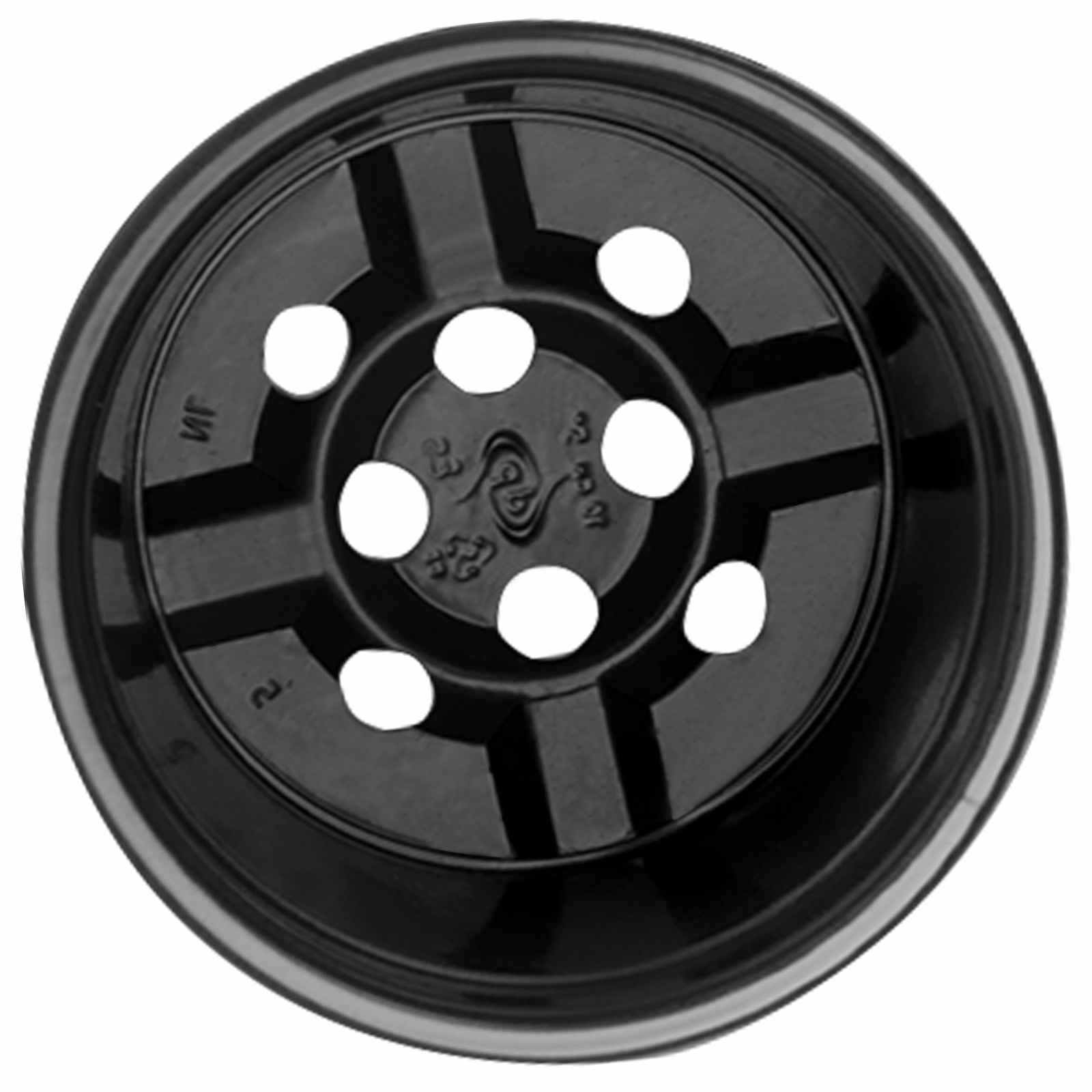 Runder Blumentopf 100 Stk. Schwarz Ø 10 x 8 cm Kunststoff