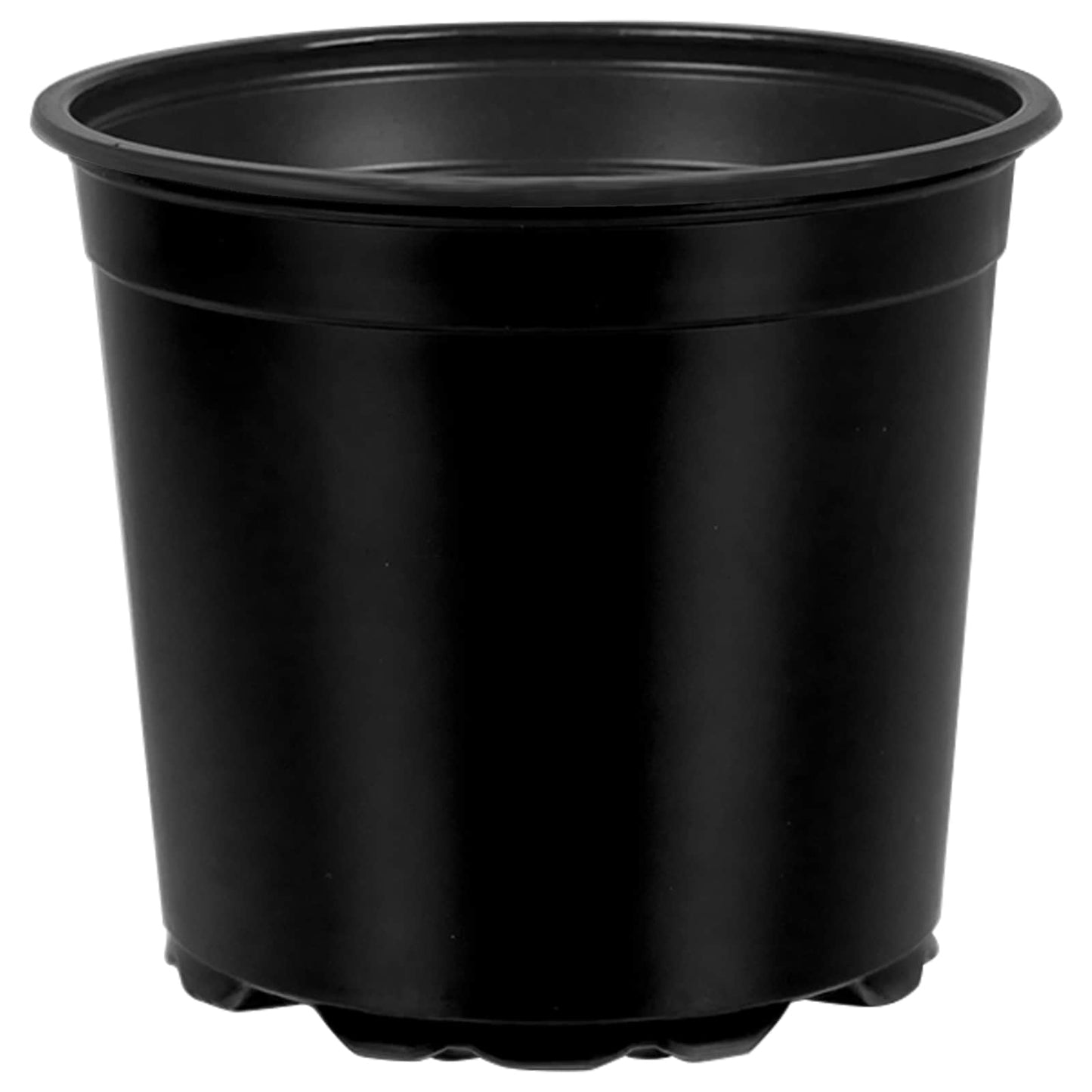 Runder Blumentopf 200 Stk. Schwarz Ø 15 x 13 cm Kunststoff