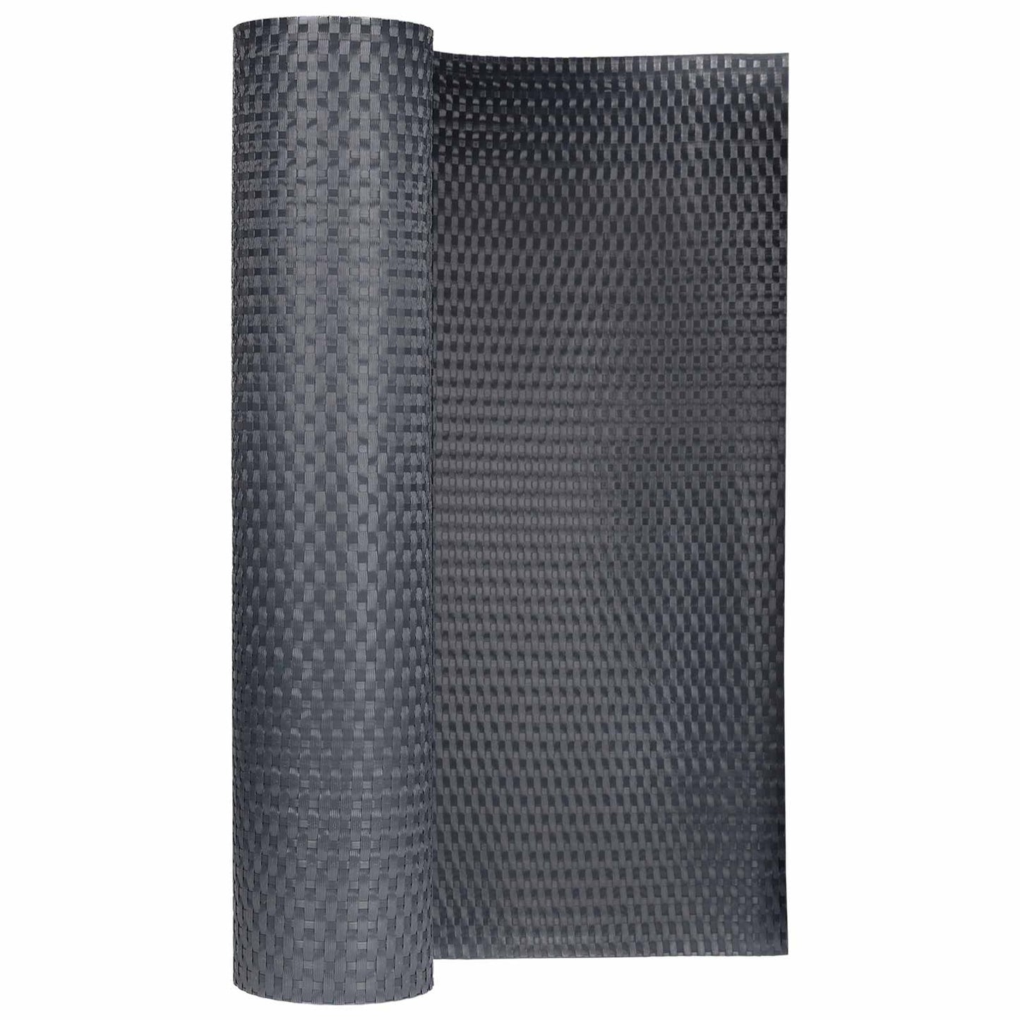 Balkonsichtschutz Dunkelgrau 300 x 100 cm Poly-Rattan