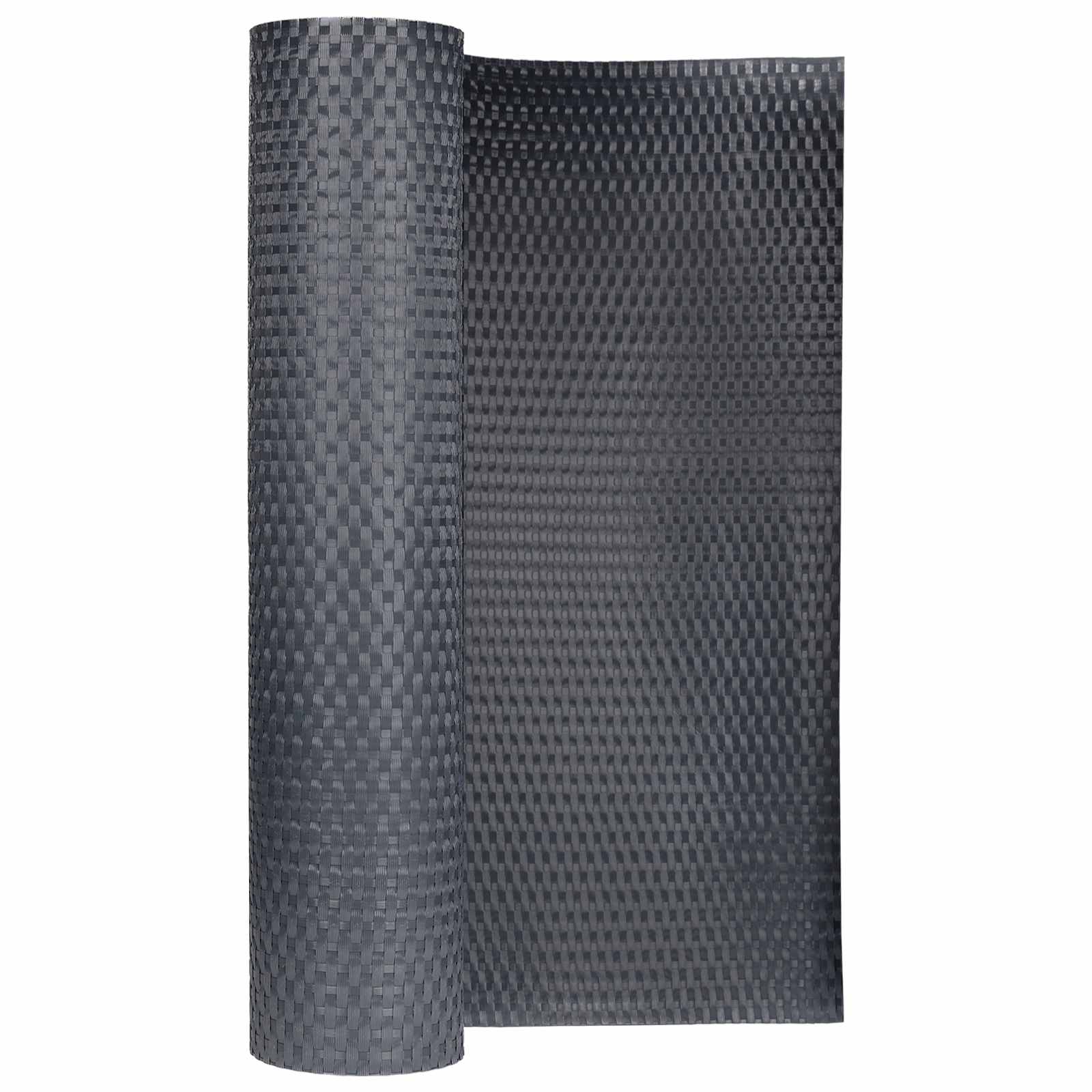 Balkonsichtschutz Dunkelgrau 500 x 80 cm Poly-Rattan