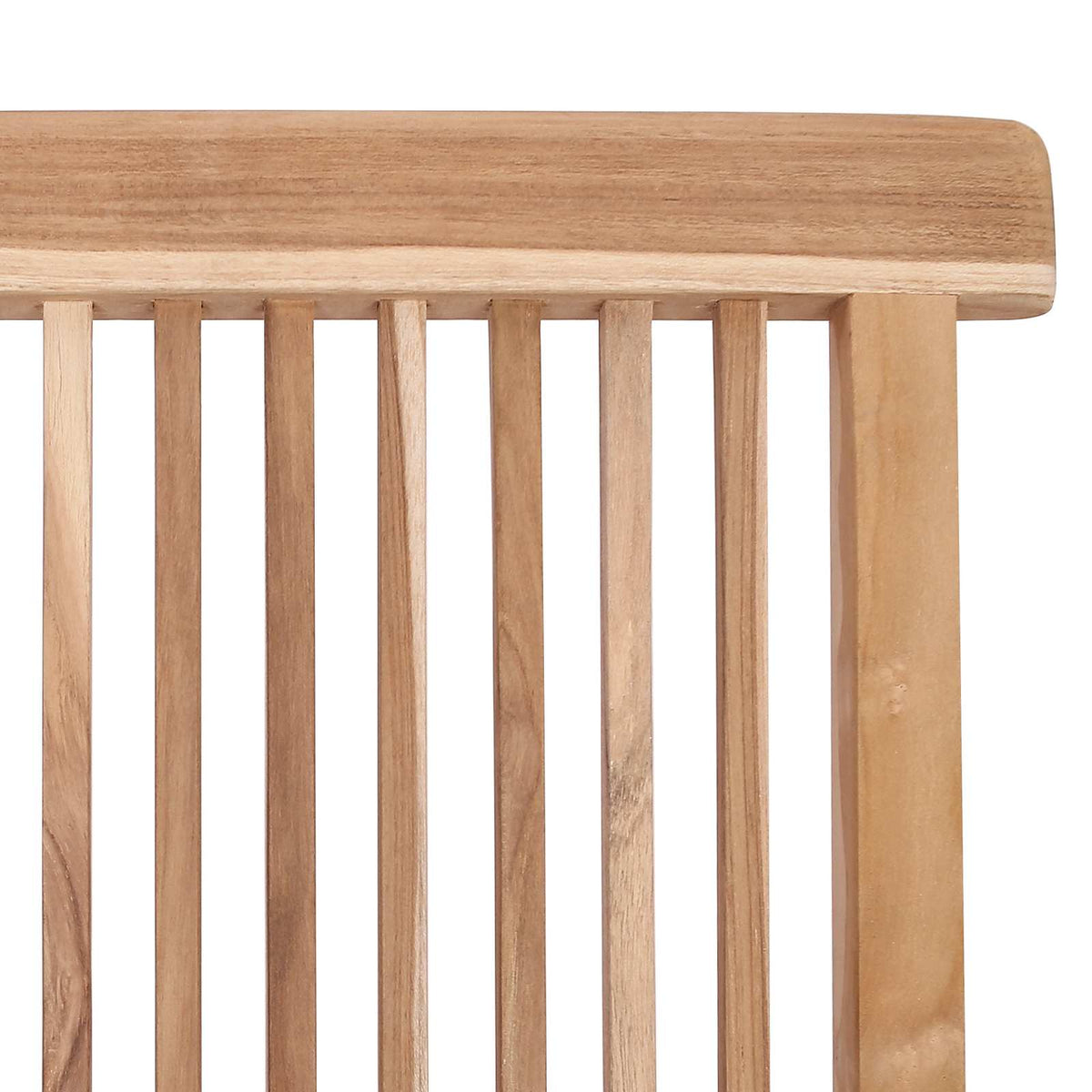 Klappbarer Gartenstuhl 3 stk. Natur Massivholz Teak
