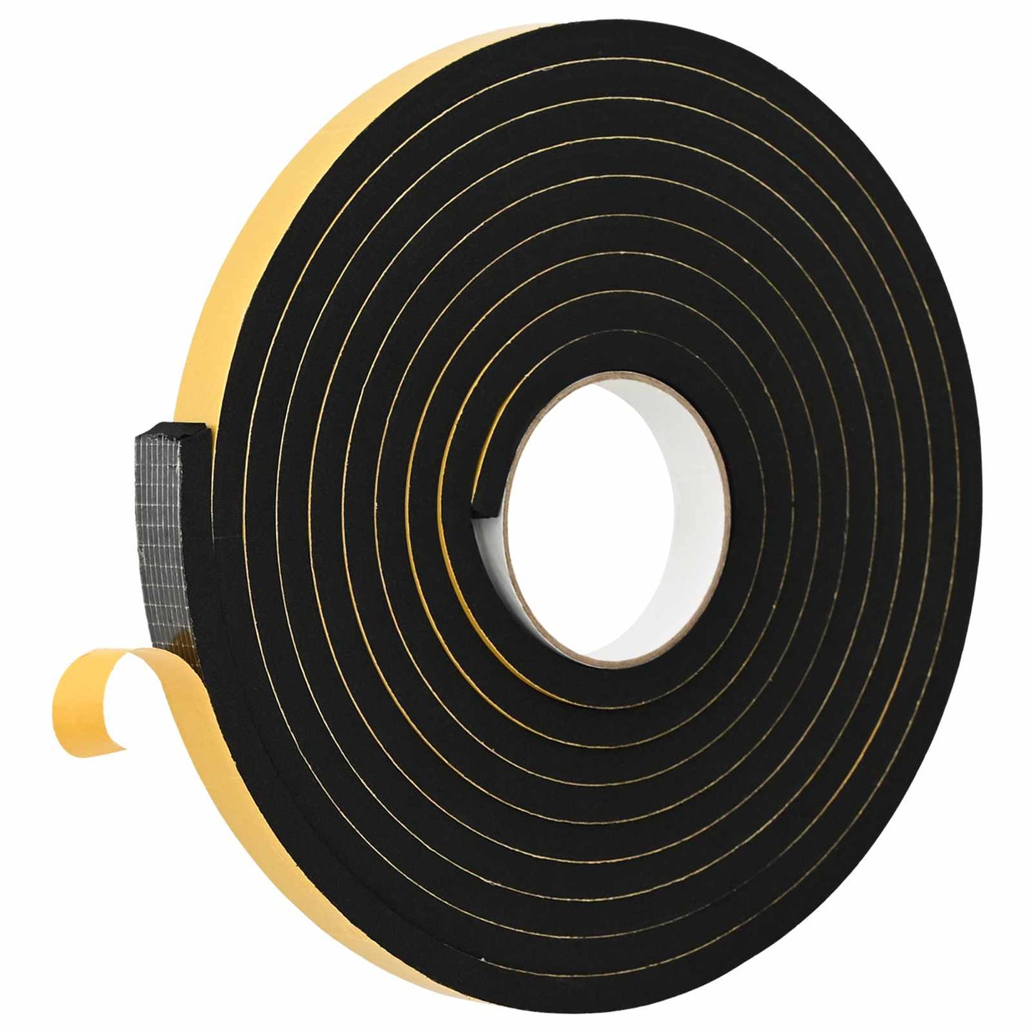 Selbstklebendes Schaumstoffband 4 Stk. Schwarz 15mm x 5m