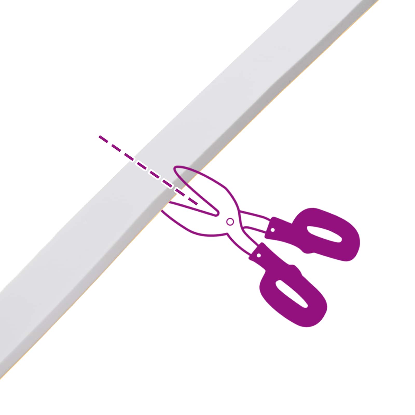 Selbstklebendes Schaumstoffband 2 Stk. Weiß 15mm x 5m CR-Schaum