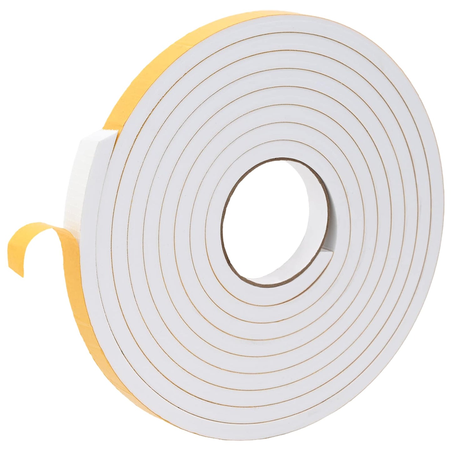 Selbstklebendes Schaumstoffband 10 Stk. Weiß 15mm x 5m