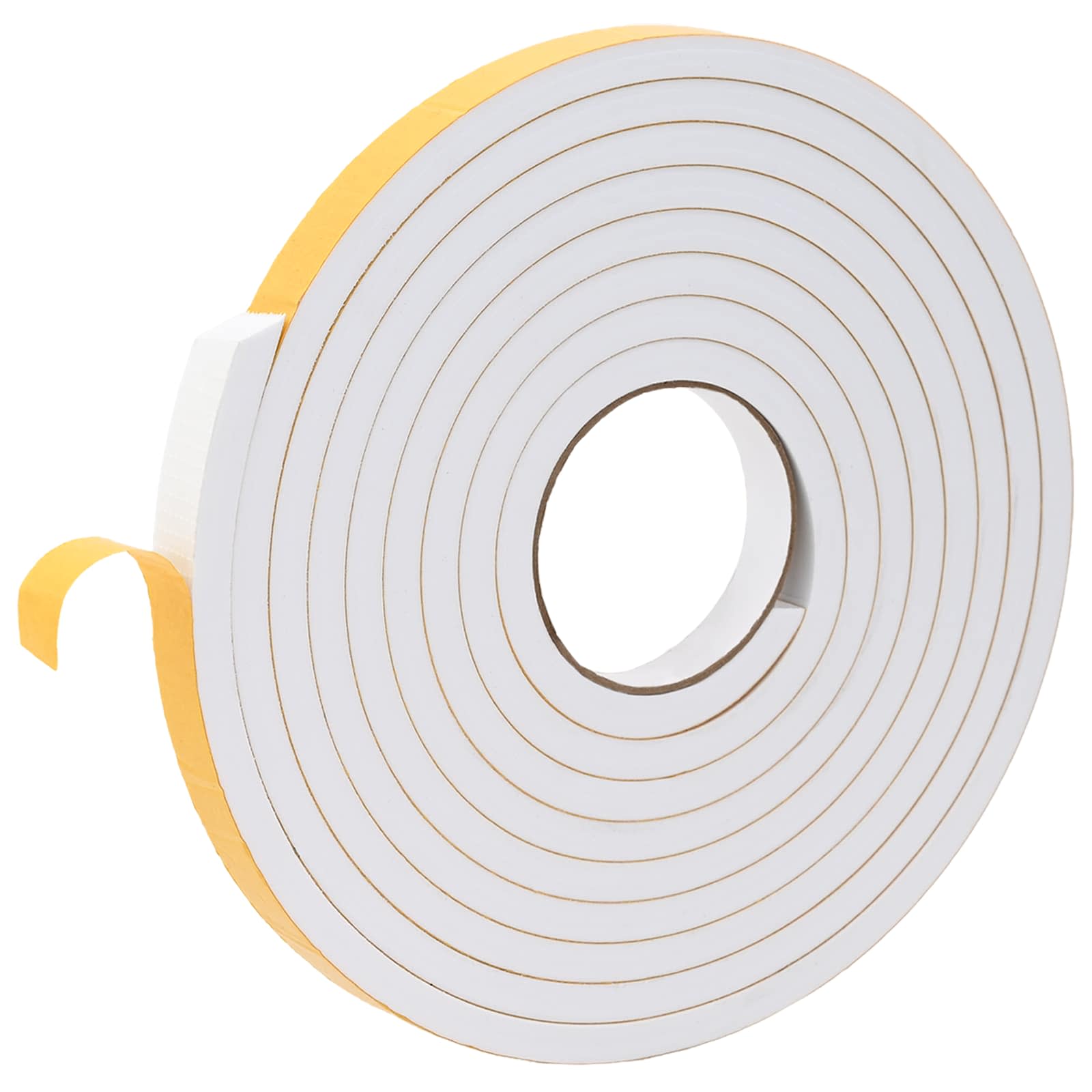 Selbstklebendes Schaumstoffband 10 stk. Weiß 15mm x 5m