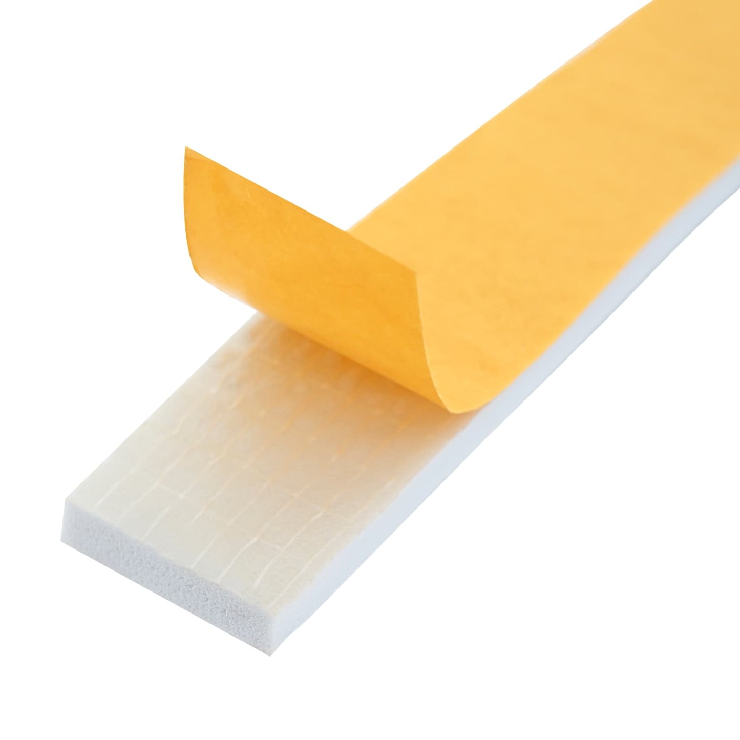 Selbstklebendes Schaumstoffband Weiß 20 mm x 10 m CR-Schaum