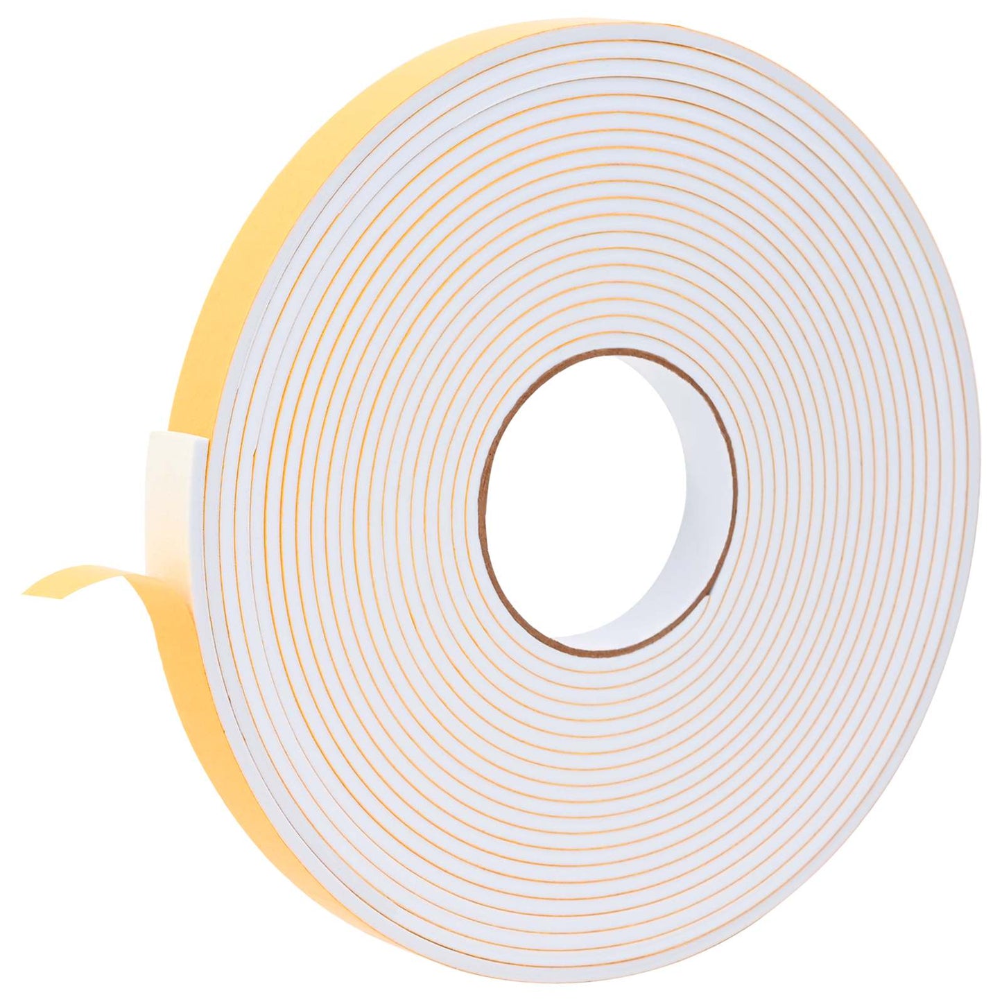 Selbstklebendes Schaumstoffband Weiß 20 mm x 10 m CR-Schaum
