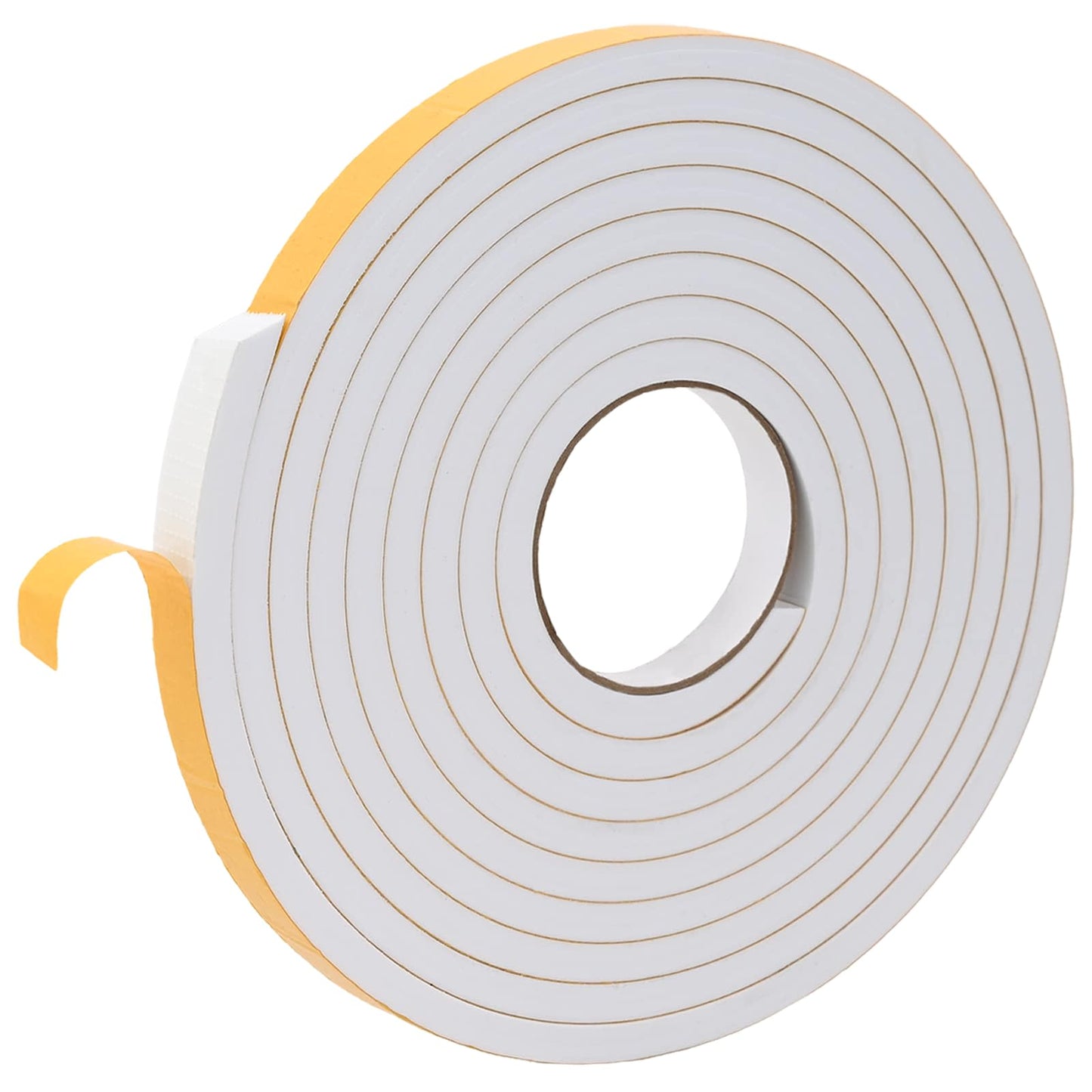 Selbstklebendes Schaumstoffband 2 Stk. Weiß 20mm x 5m CR-Schaum