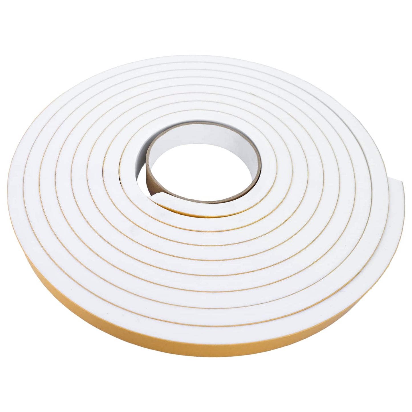 Selbstklebendes Schaumstoffband 2 Stk. Weiß 20mm x 5m CR-Schaum