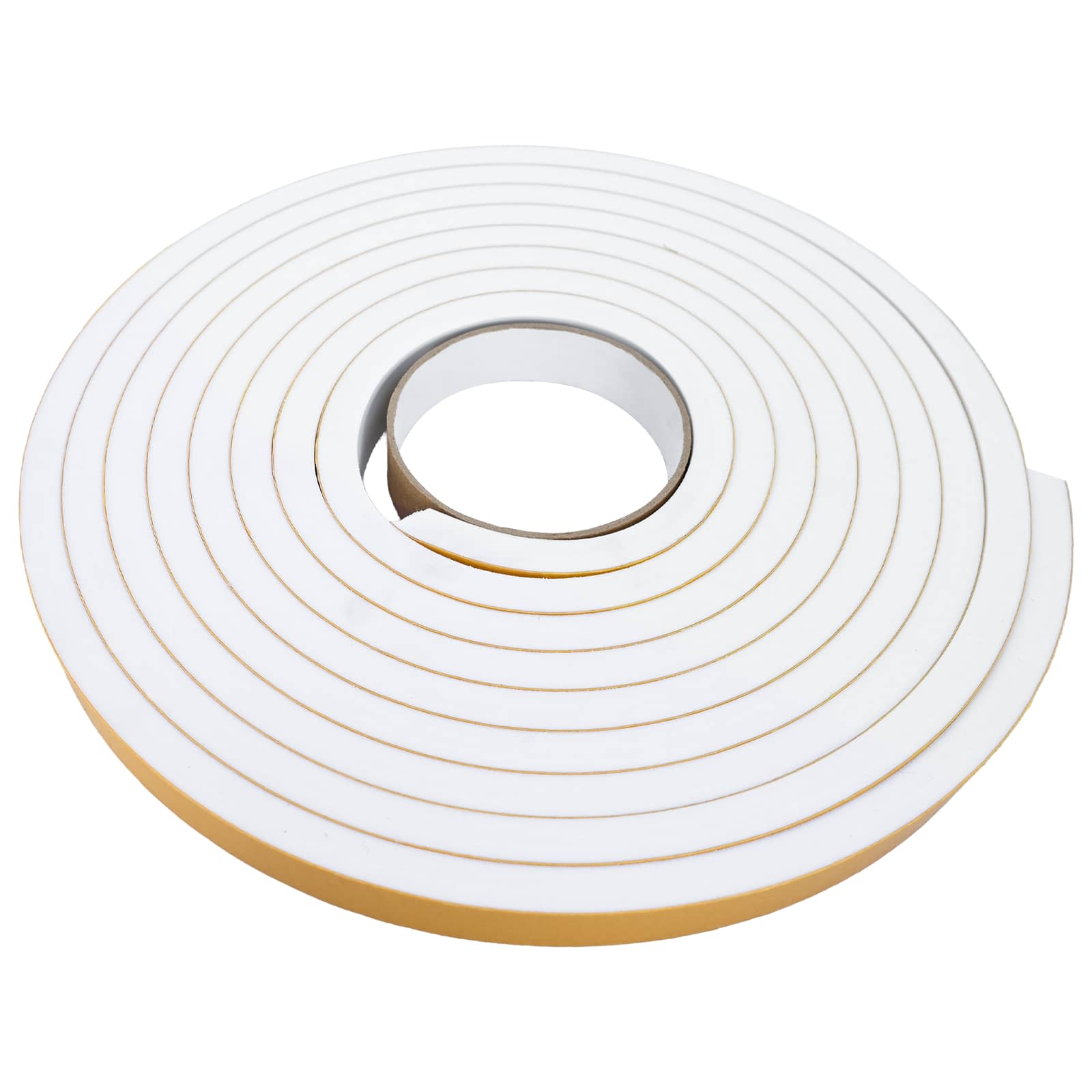 Selbstklebendes Schaumstoffband 4 Stk. Weiß 20mm x 5m CR-Schaum