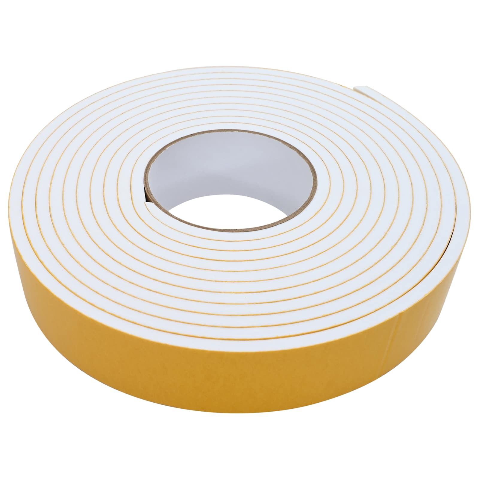 Selbstklebendes Schaumstoffband 2 Stk. Weiß 30mm x 5m CR-Schaum