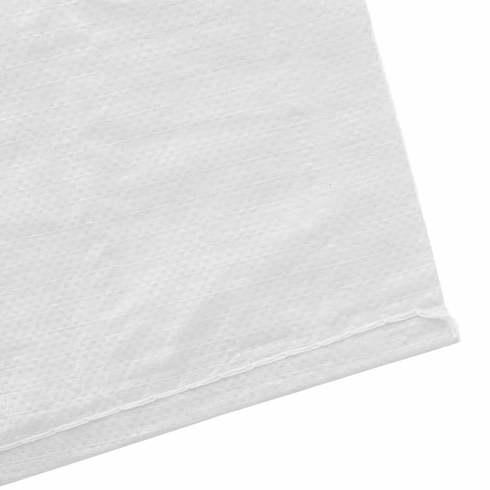 Gewebte Säcke 50 Stk. Weiß 65 x 105 cm PP