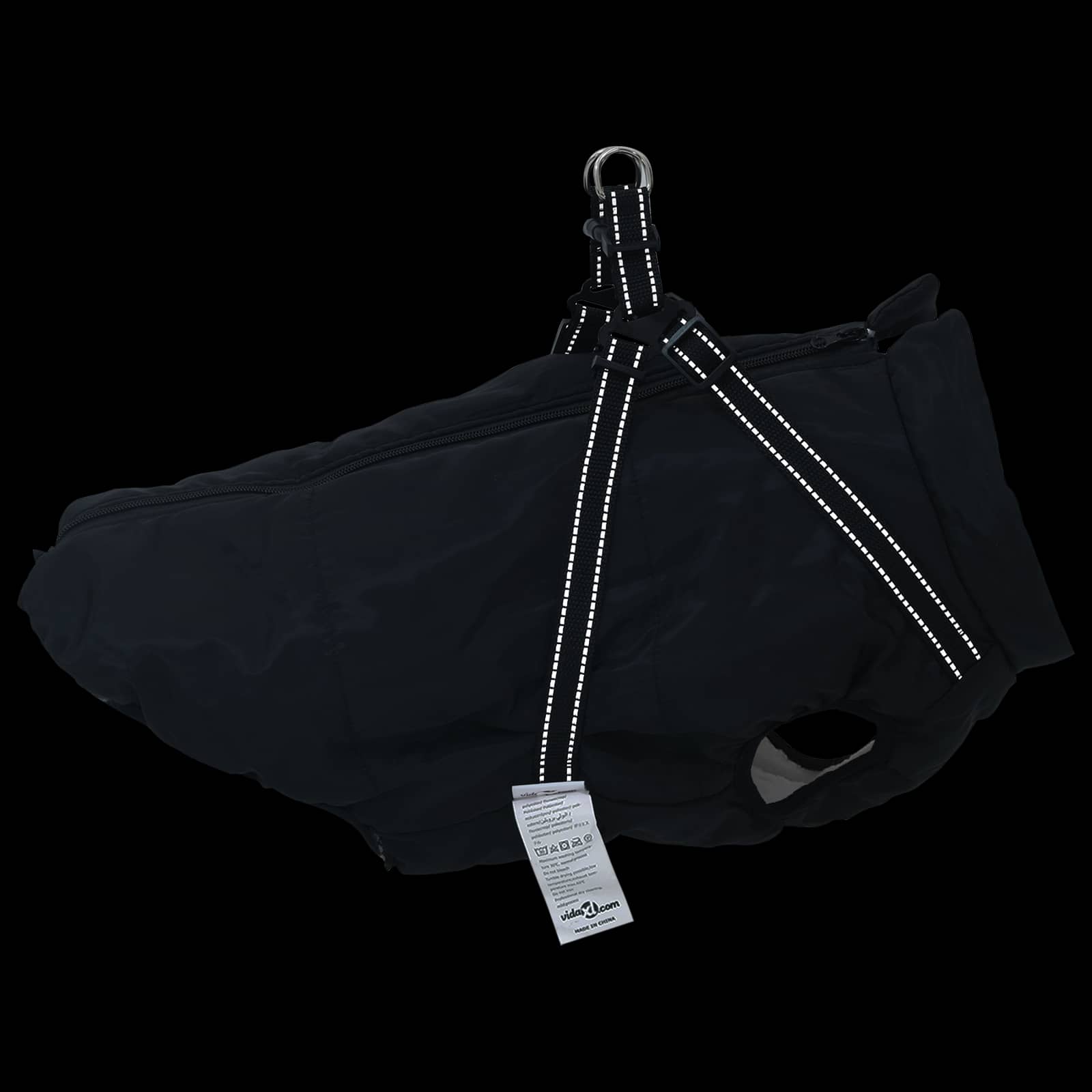 Hundemantel Schwarz L48