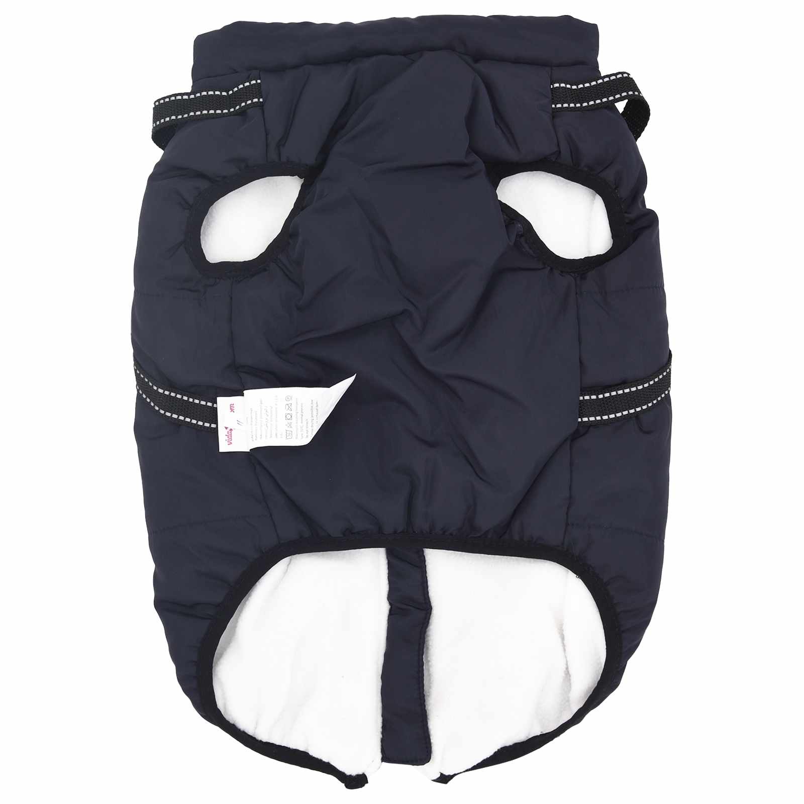 Hundemantel Marineblau L48 Fleece und Polyester