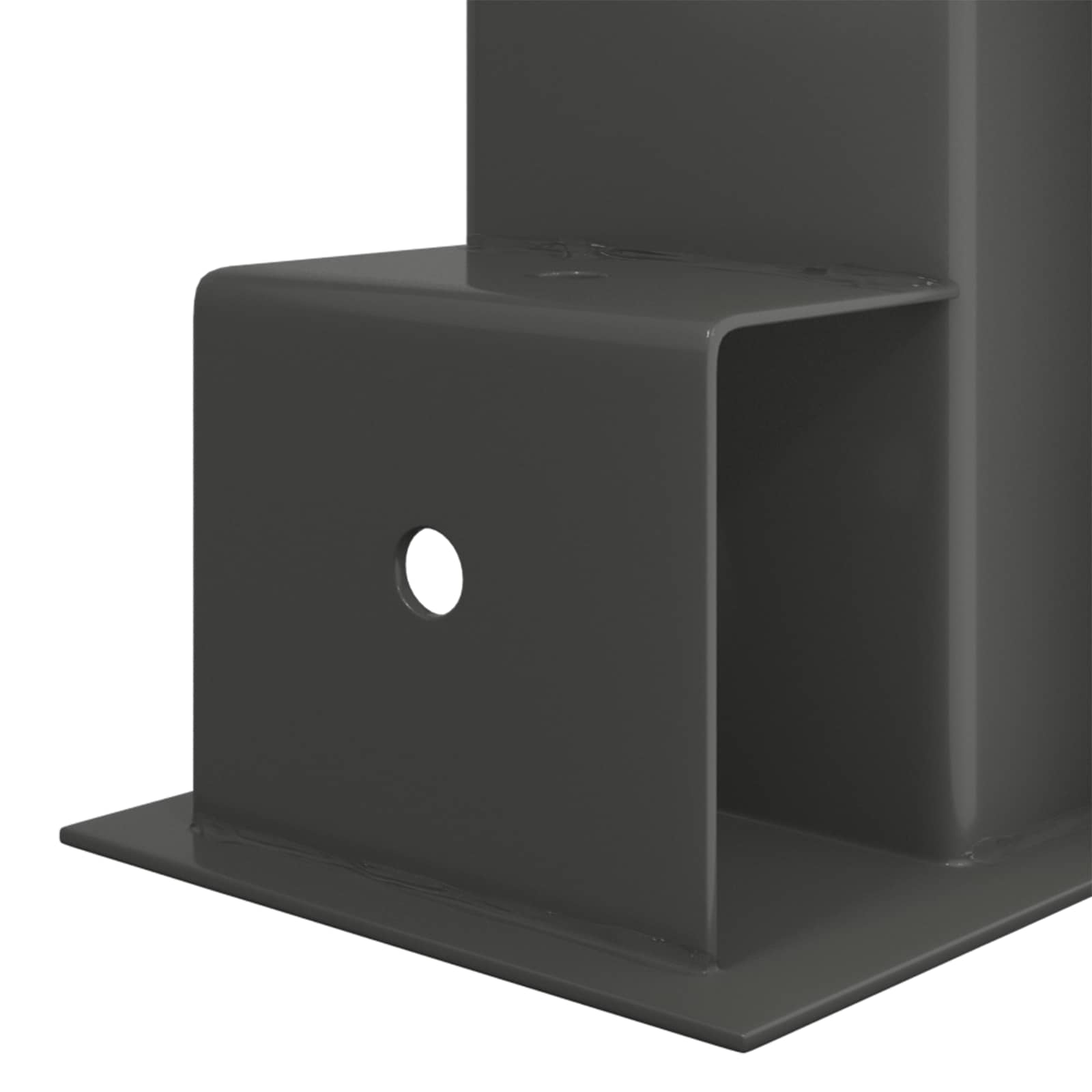 Hilfsmittel für Holzstapel 2 Stk. Anthrazit 34 x 10 x 15 cm