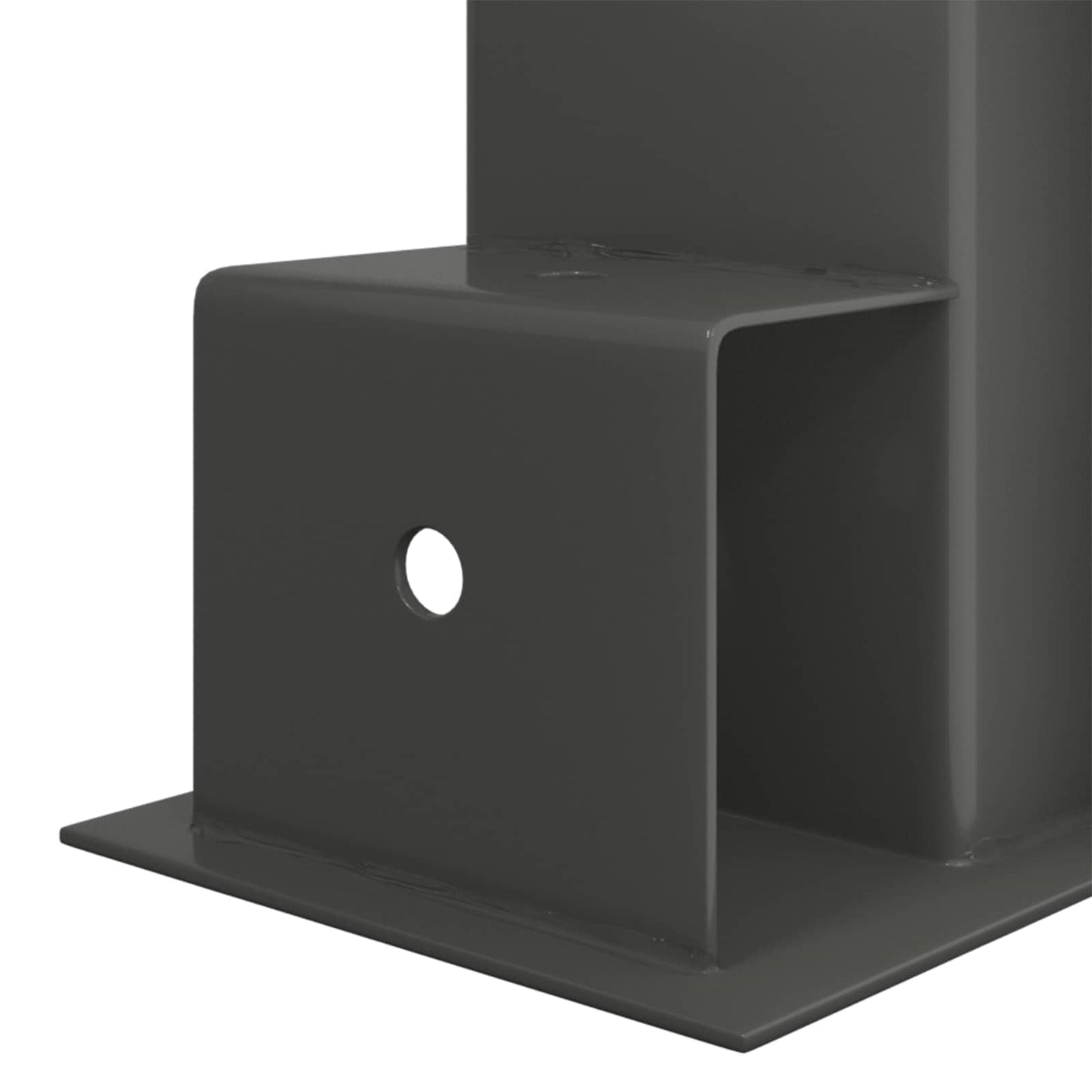 Hilfsmittel für Holzstapel 4 Stk. Anthrazit 34 x 10 x 15 cm