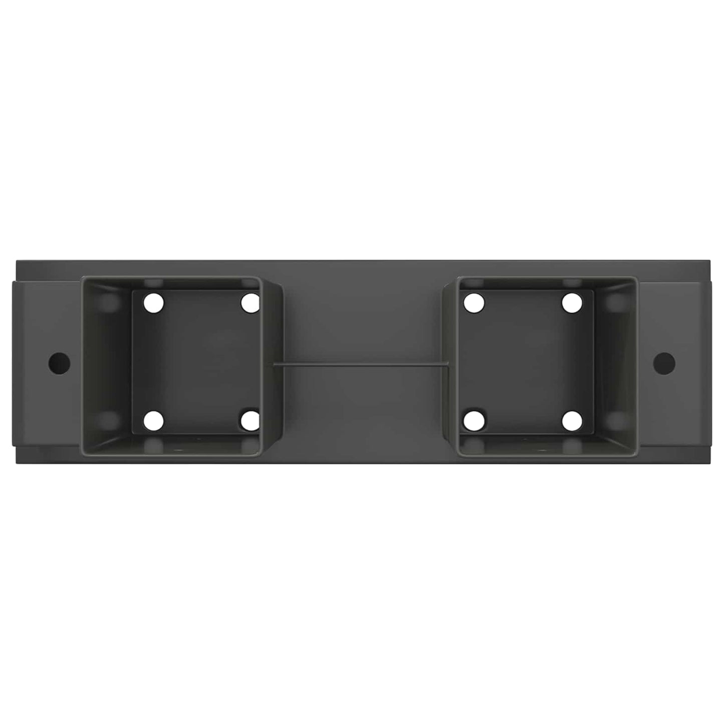 Hilfsmittel für Holzstapel 4 Stk. Anthrazit 34 x 10 x 15 cm