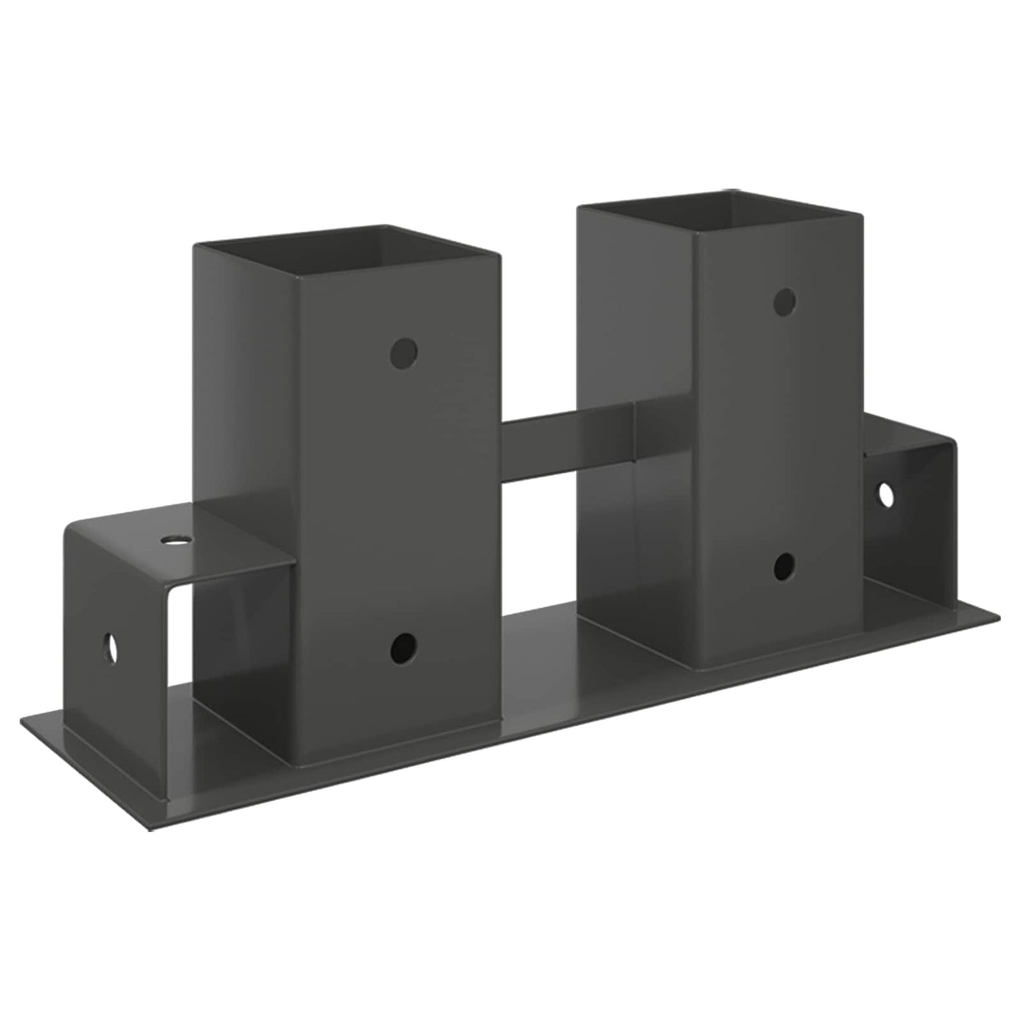 Hilfsmittel für Holzstapel 12 Stk. Anthrazit 34 x 10 x 15 cm