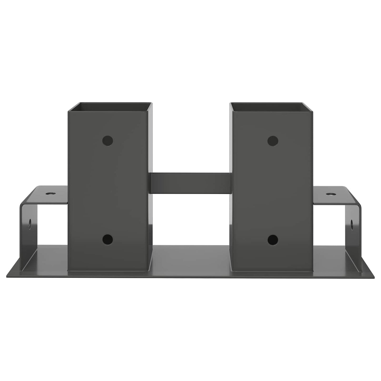 Hilfsmittel für Holzstapel 12 Stk. Anthrazit 34 x 10 x 15 cm