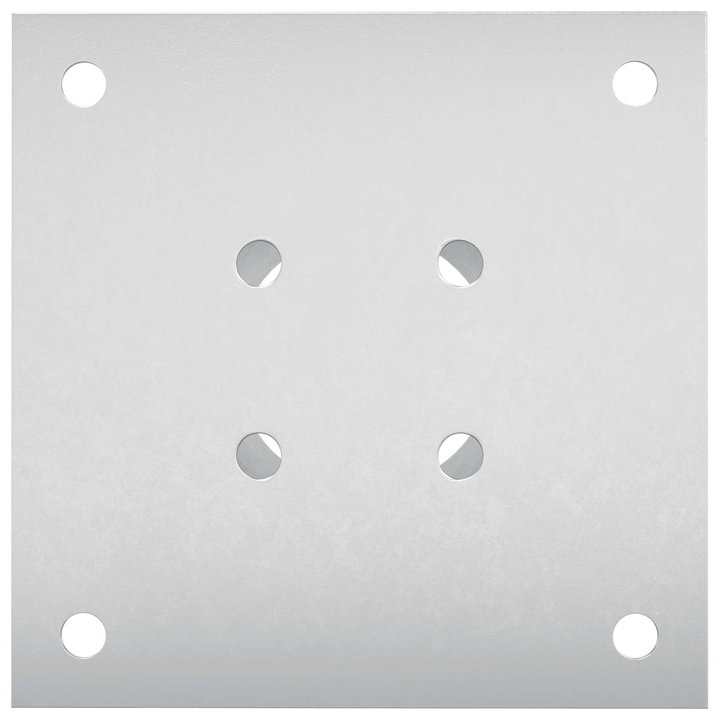 runder Bodenanker 4 Stk. Silber 15 x 15 x 15 cm Metall