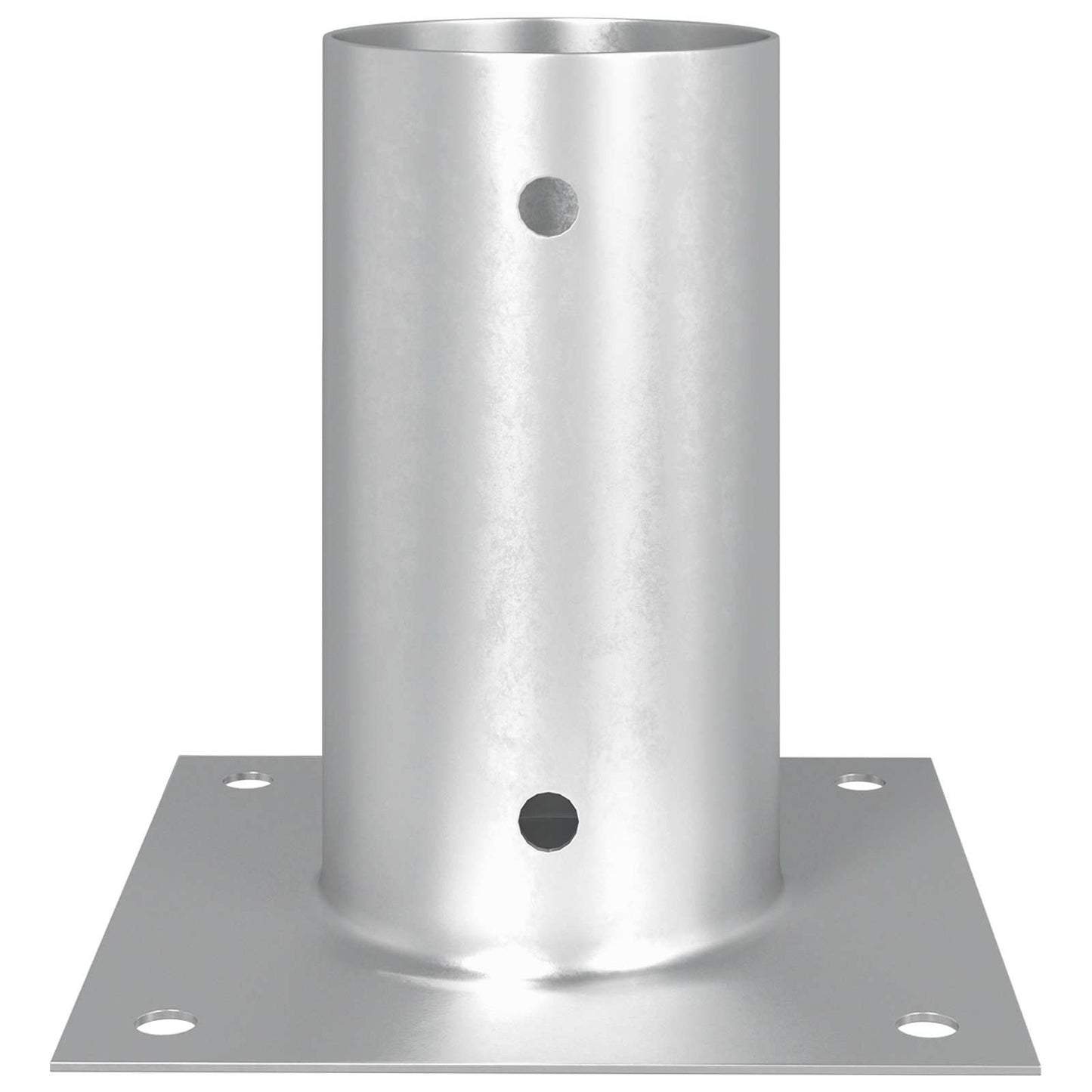 runder Bodenanker 12 Stk. Silber 15 x 15 x 15 cm Metall