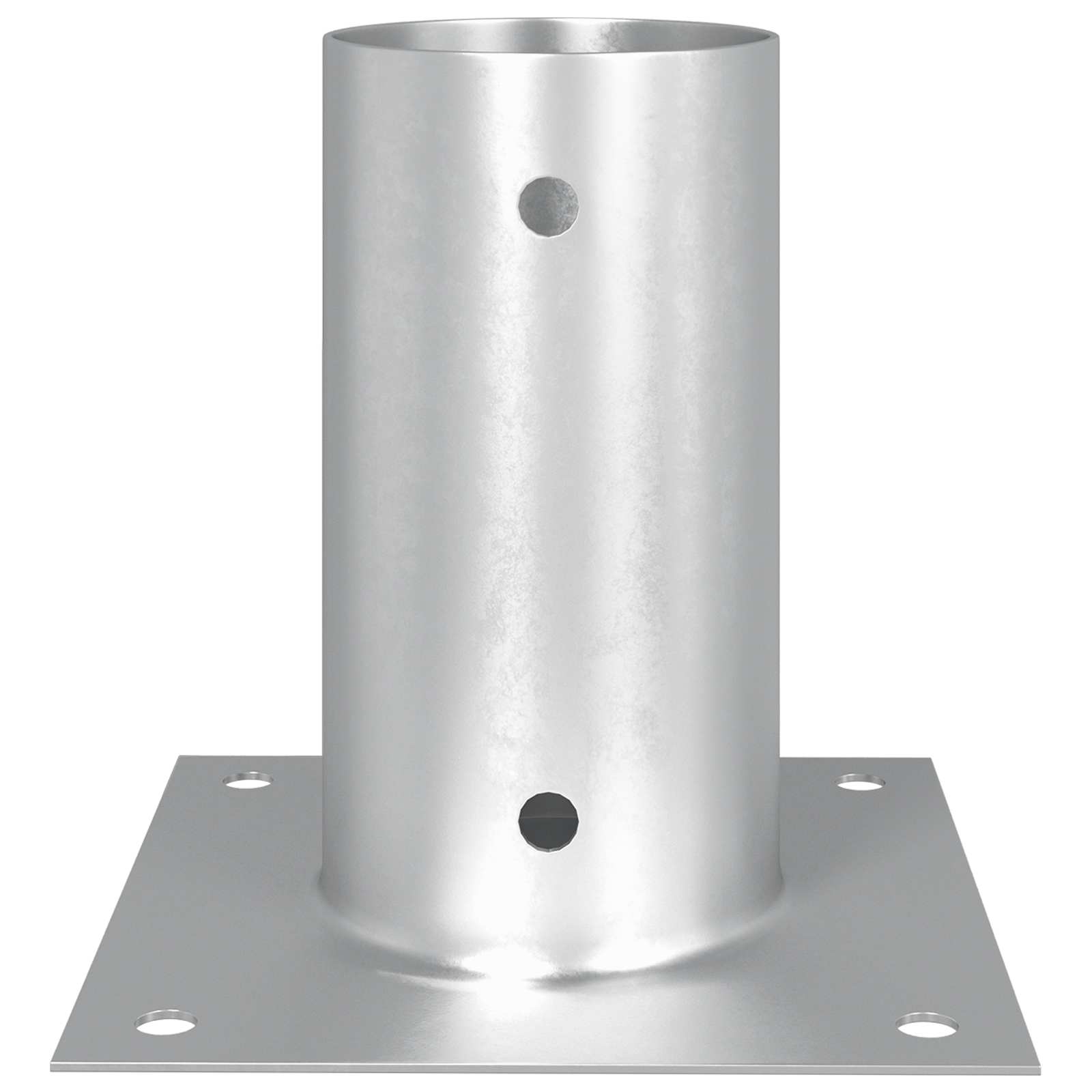 runder Bodenanker 12 Stk. Silber 15 x 15 x 15 cm Metall