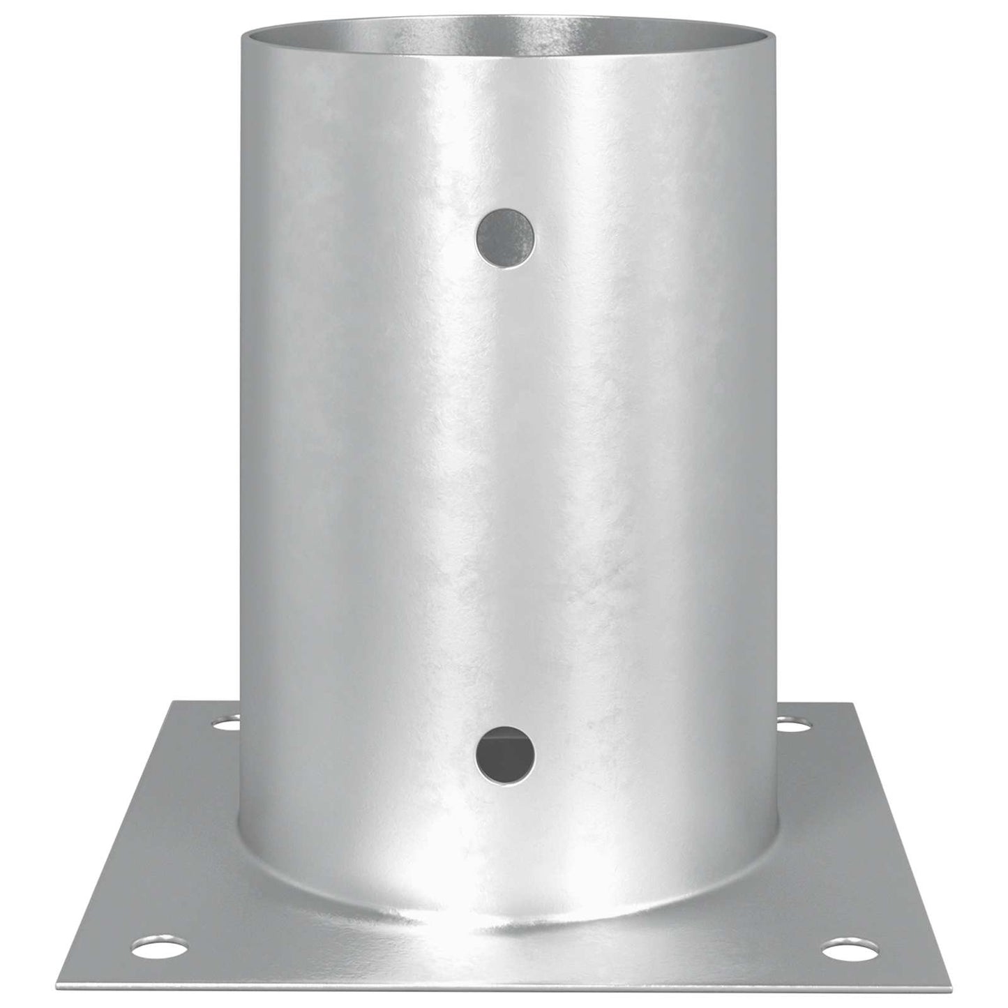 runder Bodenanker 4 Stk. Silber 15 x 15 x 15 cm Metall