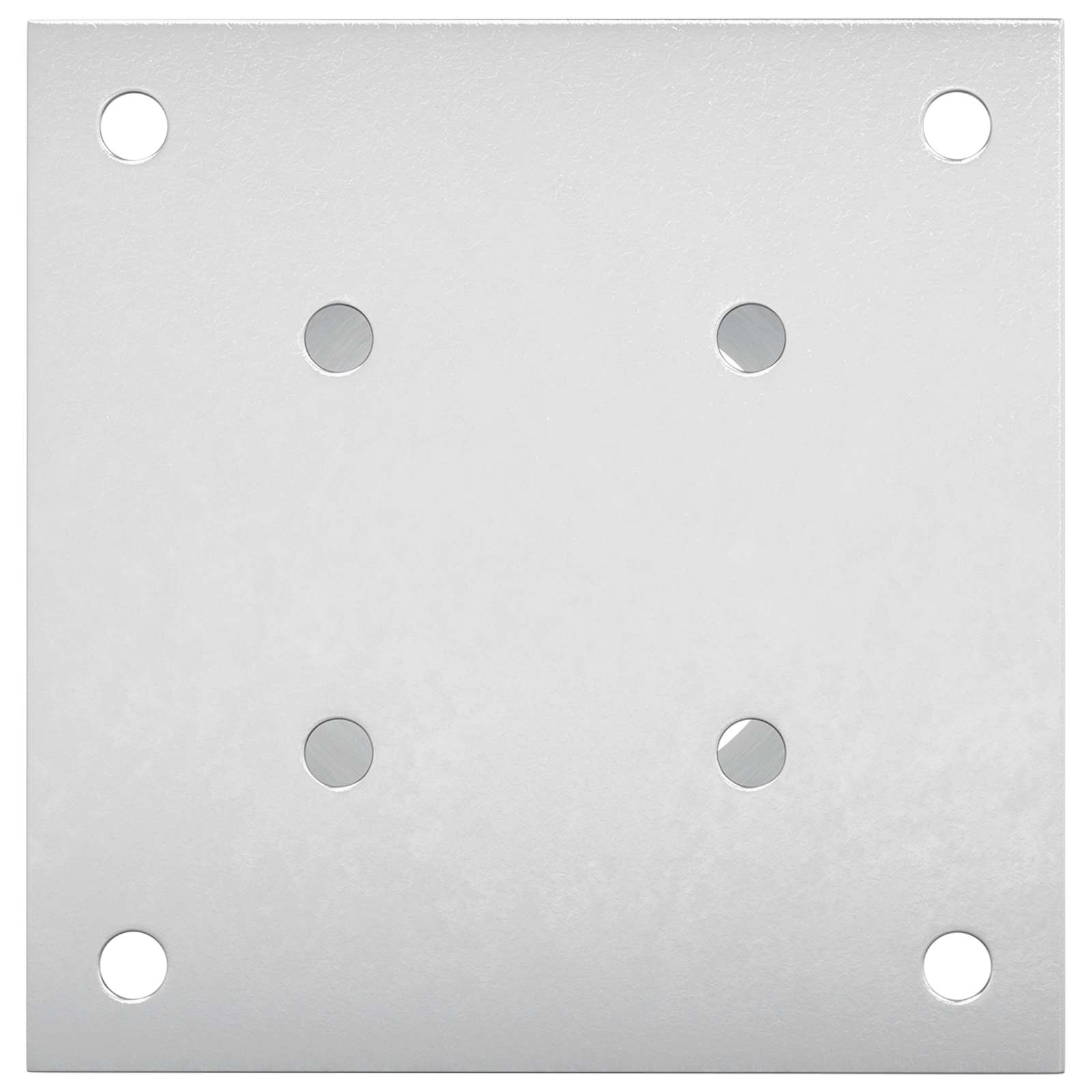 runder Bodenanker 4 Stk. Silber 15 x 15 x 15 cm Metall