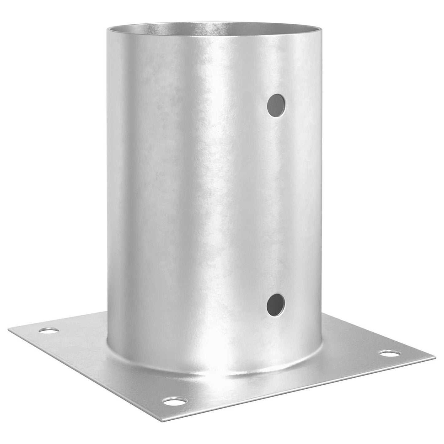 runder Bodenanker 12 Stk. Silber 15 x 15 x 15 cm Metall
