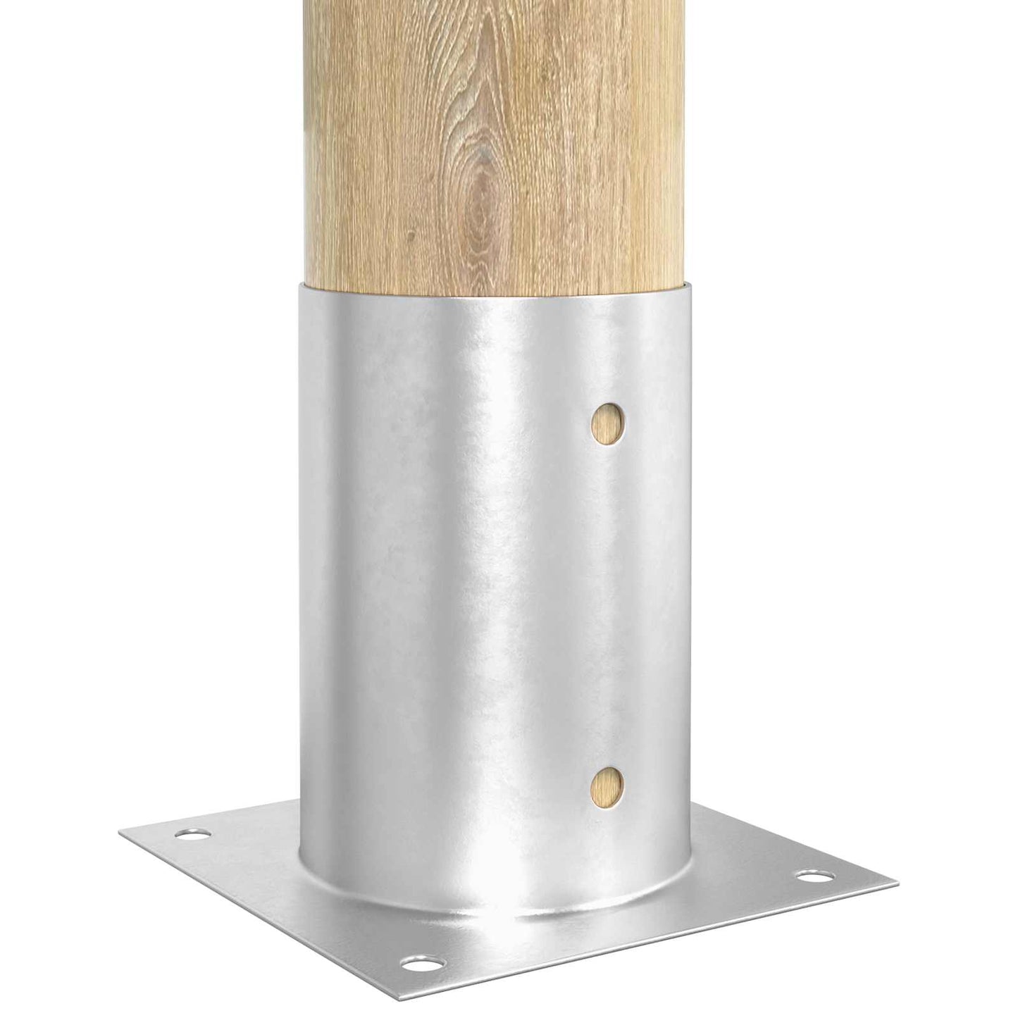 runder Bodenanker 12 Stk. Silber 15 x 15 x 15 cm Metall