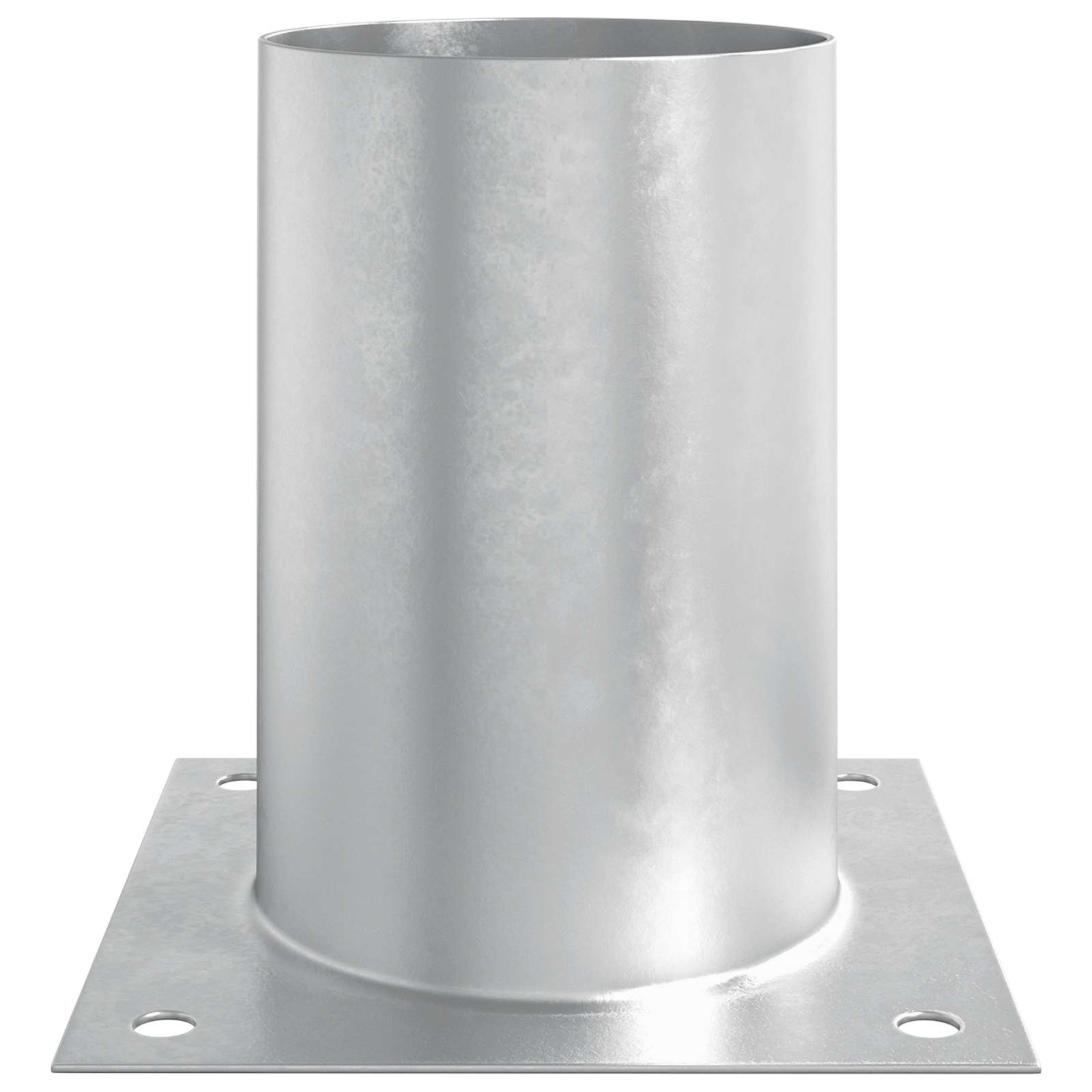 runder Bodenanker 12 Stk. Silber 15 x 15 x 15 cm Metall