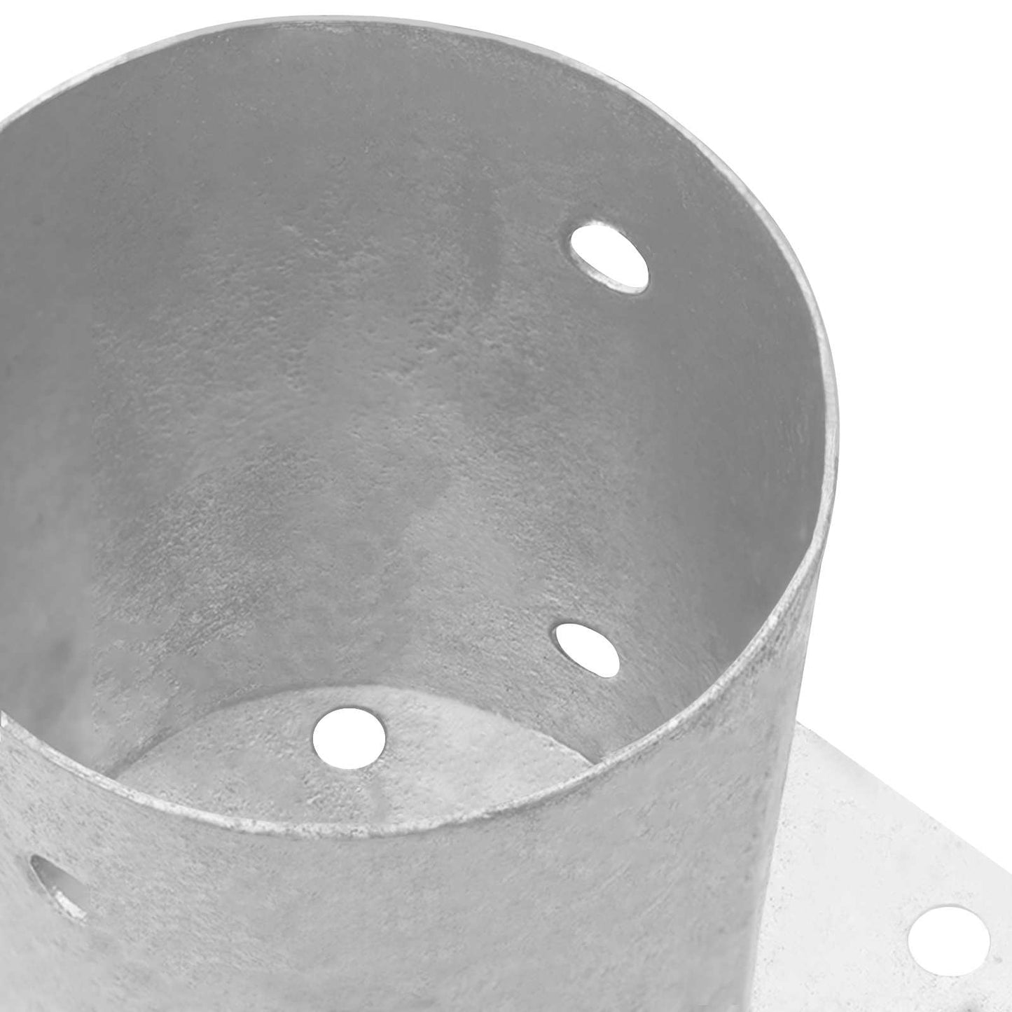 runder Bodenanker 12 Stk. Silber 18 x 18 x 15 cm Metall