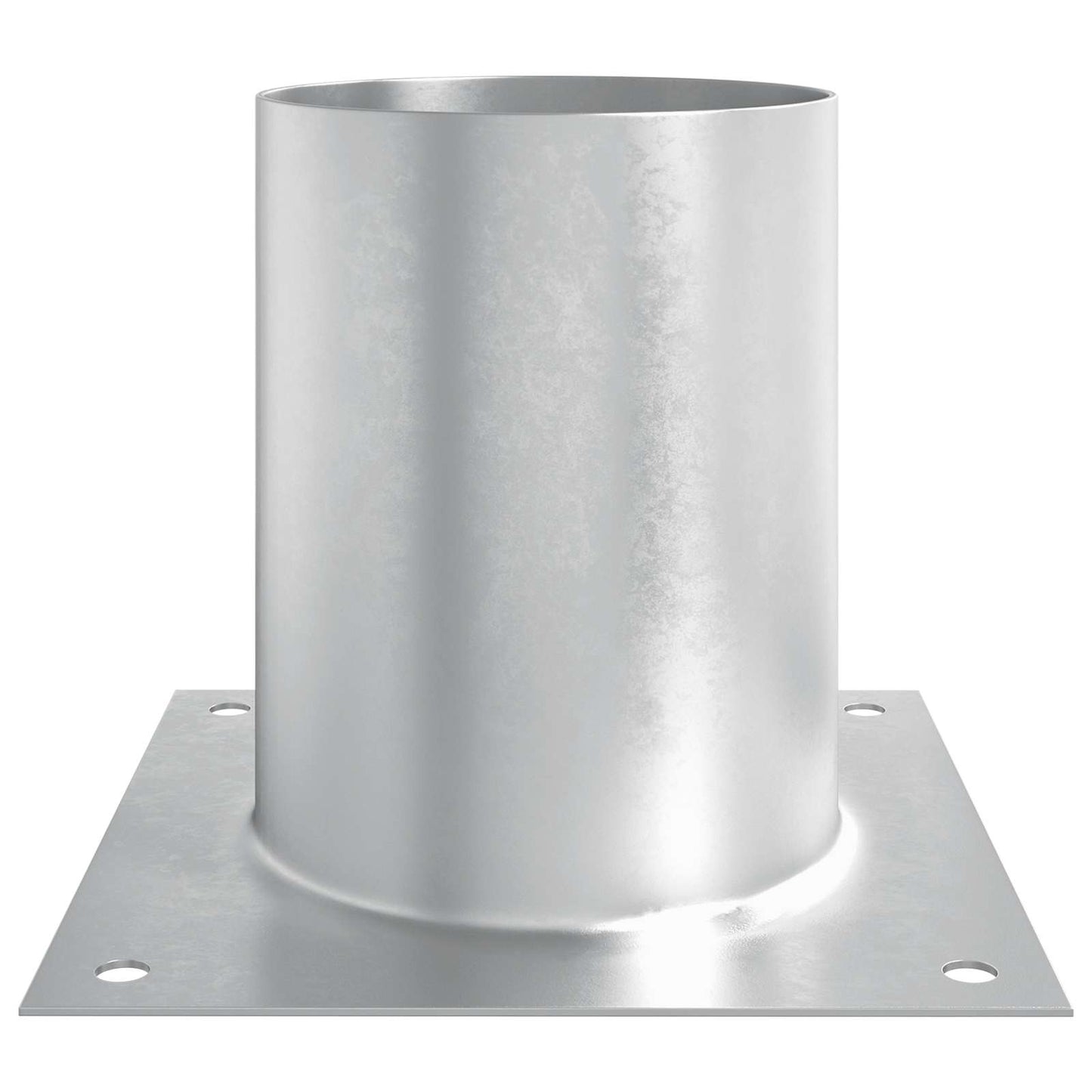 runder Bodenanker 12 Stk. Silber 18 x 18 x 15 cm Metall