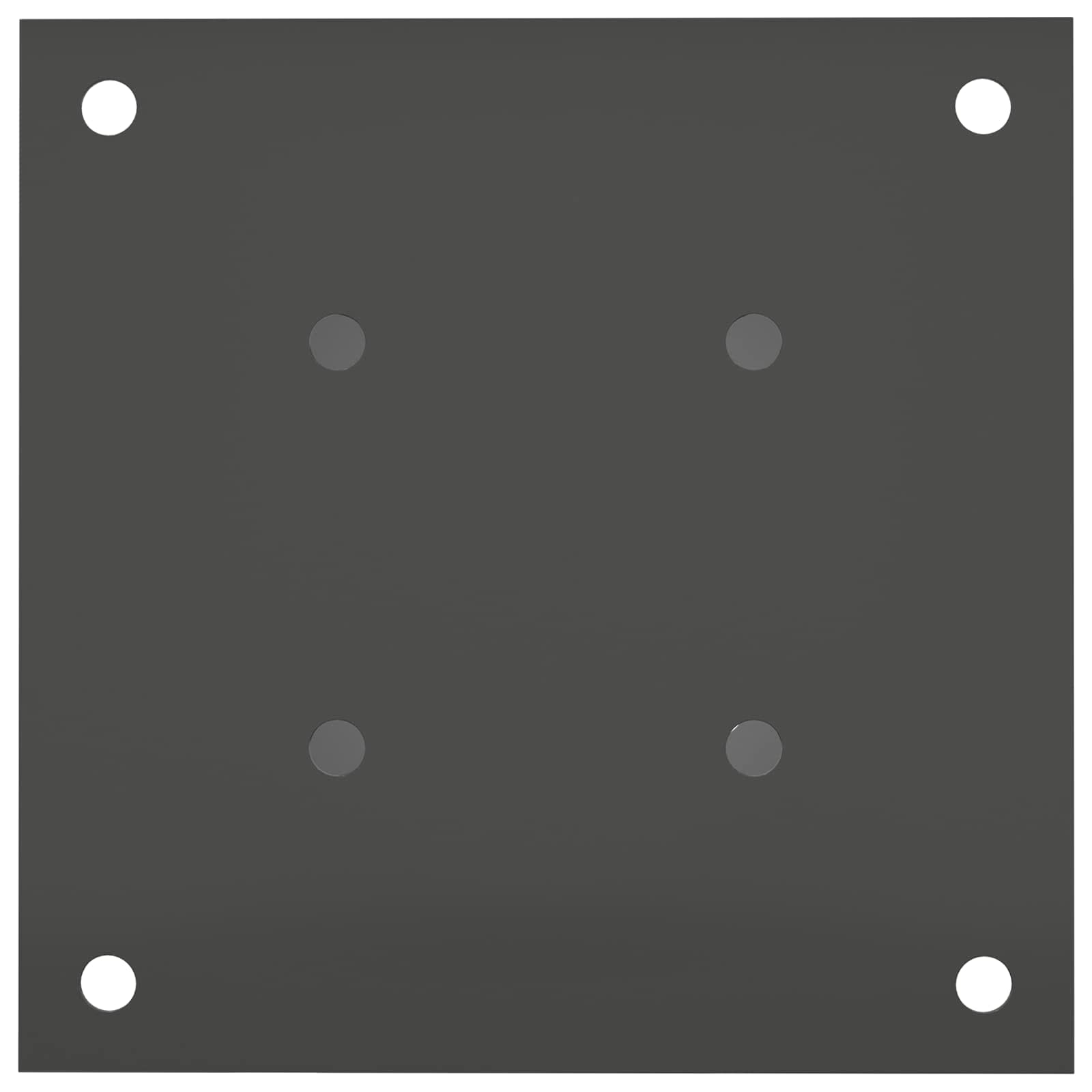 runder Bodenanker 12 Stk. Anthrazit 18 x 18 x 15 cm Metall