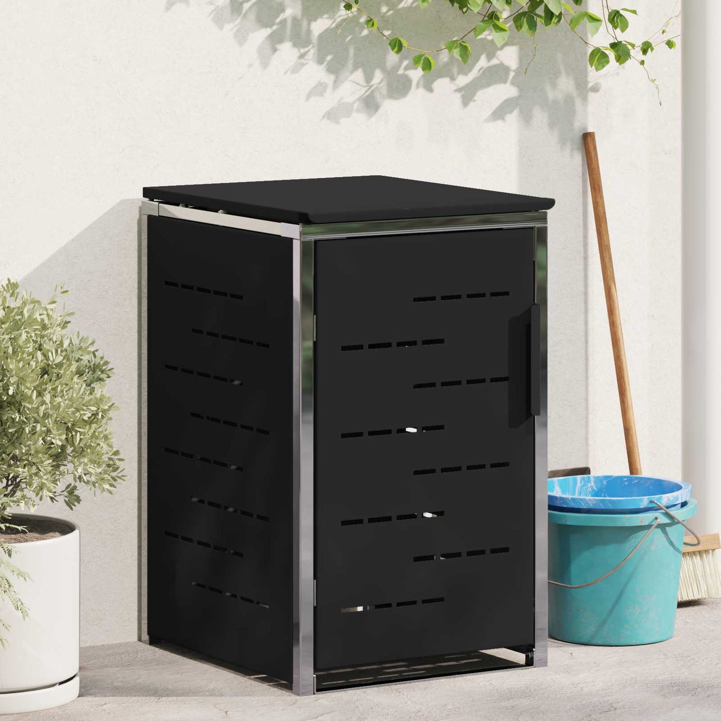 Rollbehälterlagerung for 1 Bin 240L Schwarz