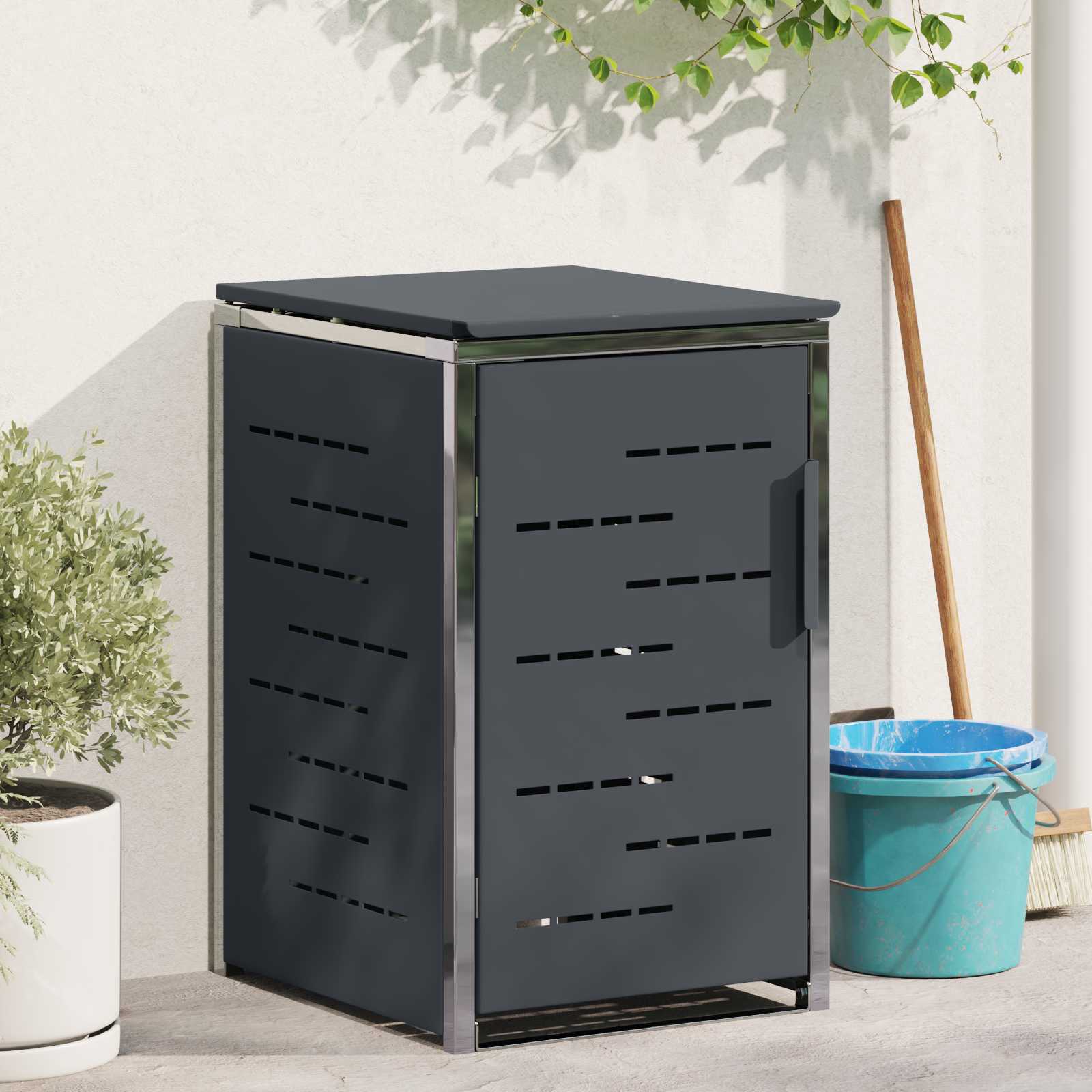 Rollbehälterlagerung for 1 Bin 240L Anthrazit