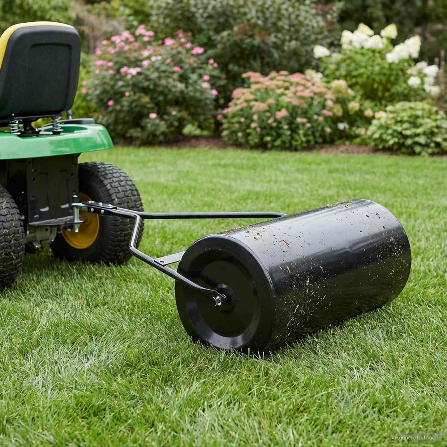 Garten-Rasenwalze 120 x 99 cm 110 L Eisen